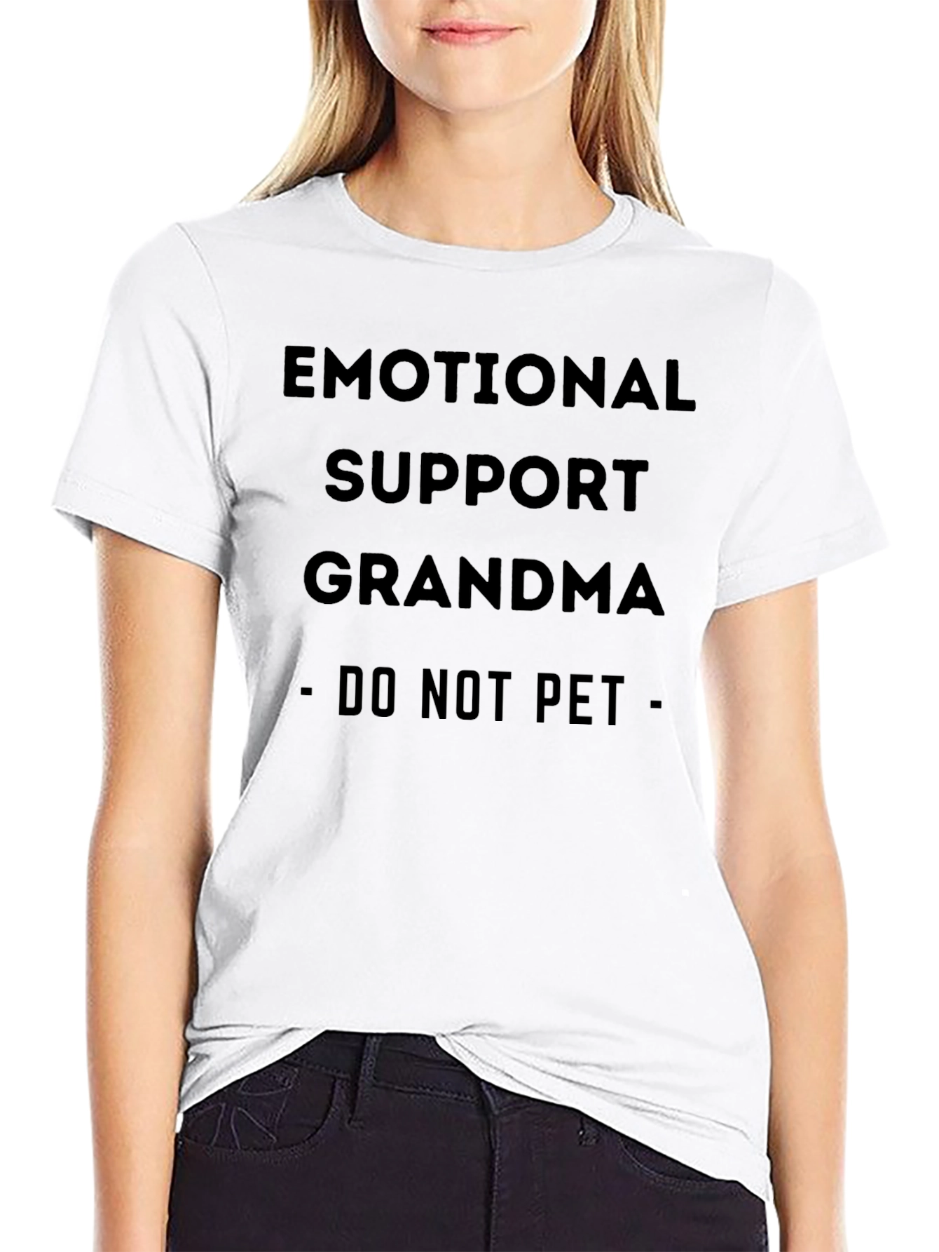 Emotional Support Grandma T-Shirt - Funny Novelty Tee