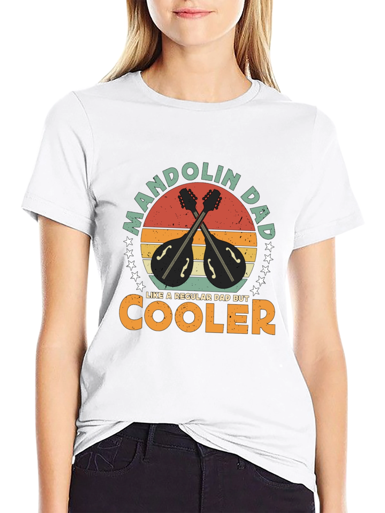 Mandolin Dad T-Shirt - Cool Dad Gift