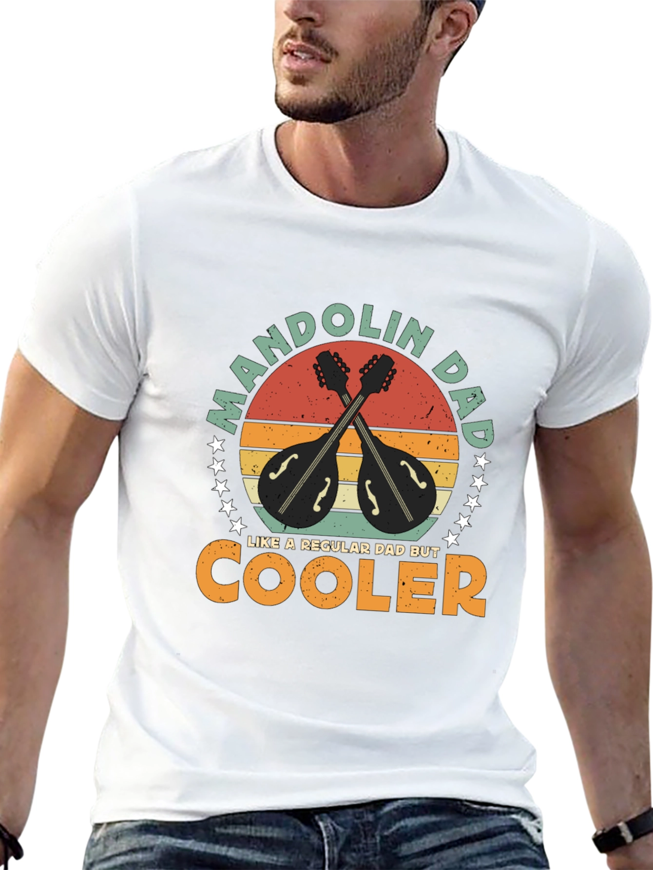 Mandolin Dad T-Shirt - Cool Dad Gift