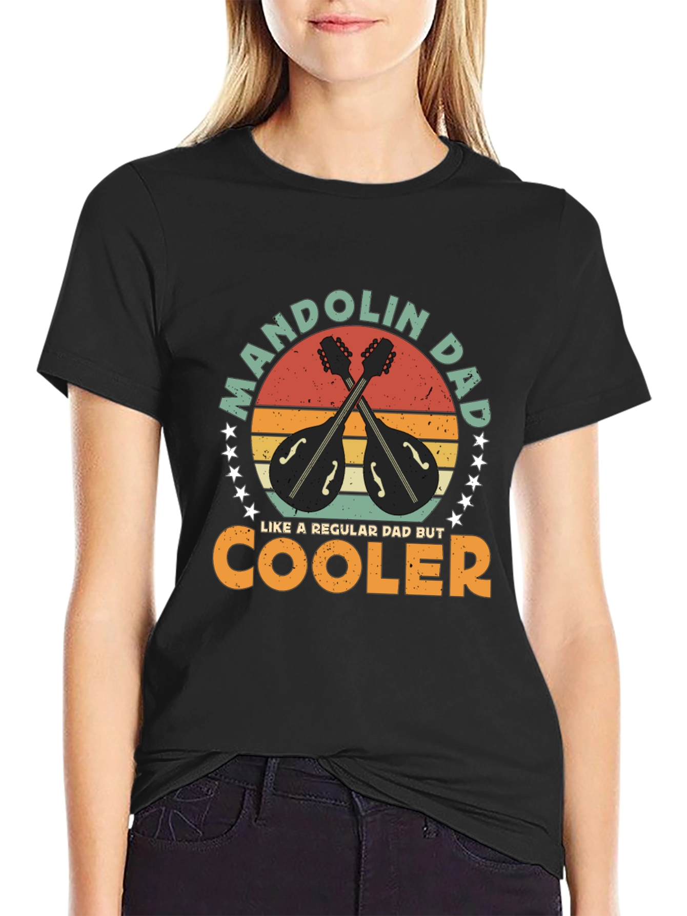 Mandolin Dad T-Shirt - Cool Dad Gift