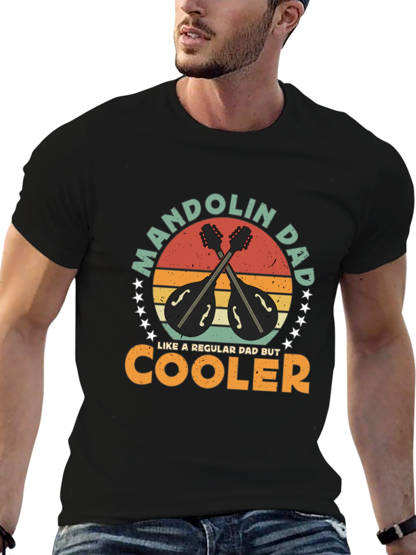 Mandolin Dad T-Shirt - Cool Dad Gift