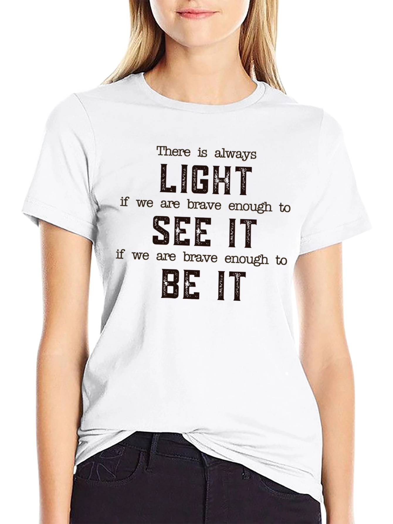 Inspirational Quote Graphic T-Shirt