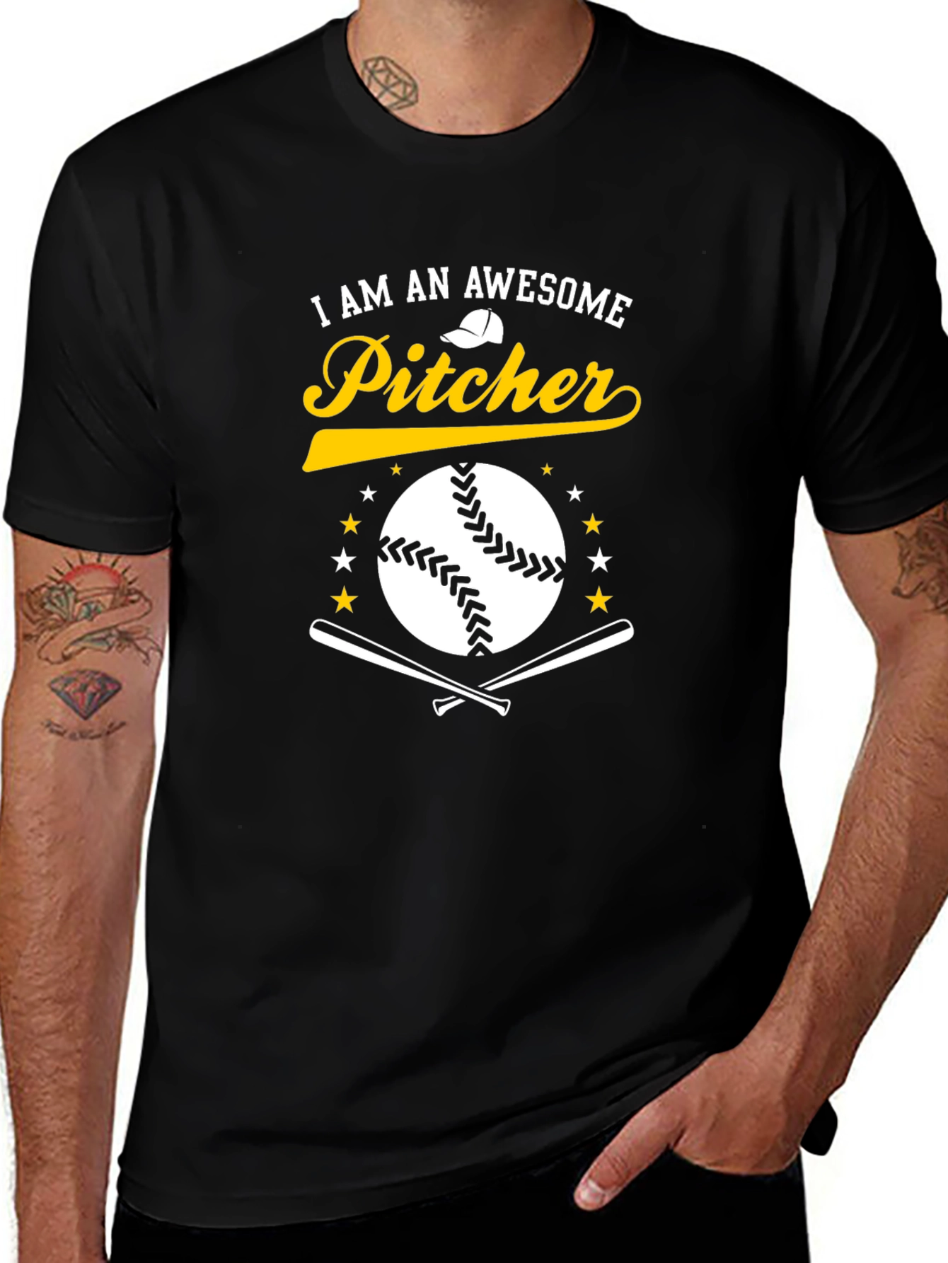 Awesome Pitcher Baseball T-Shirt