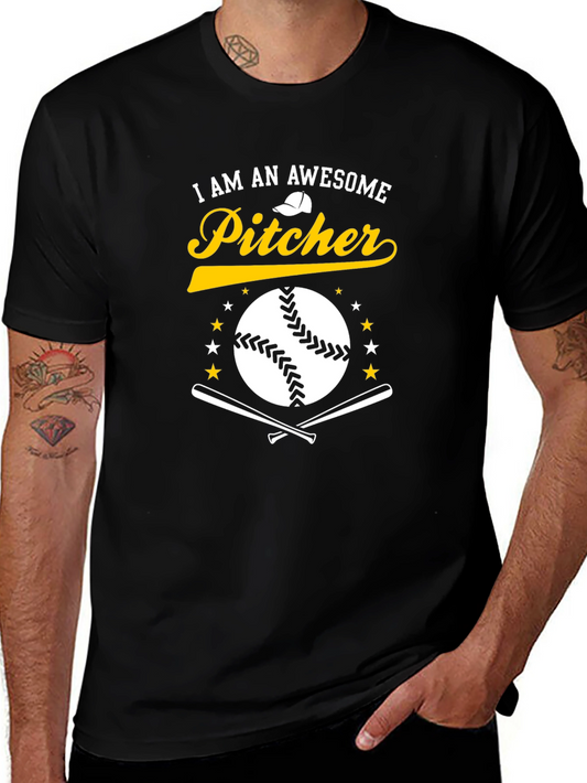 Awesome Pitcher Baseball T-Shirt