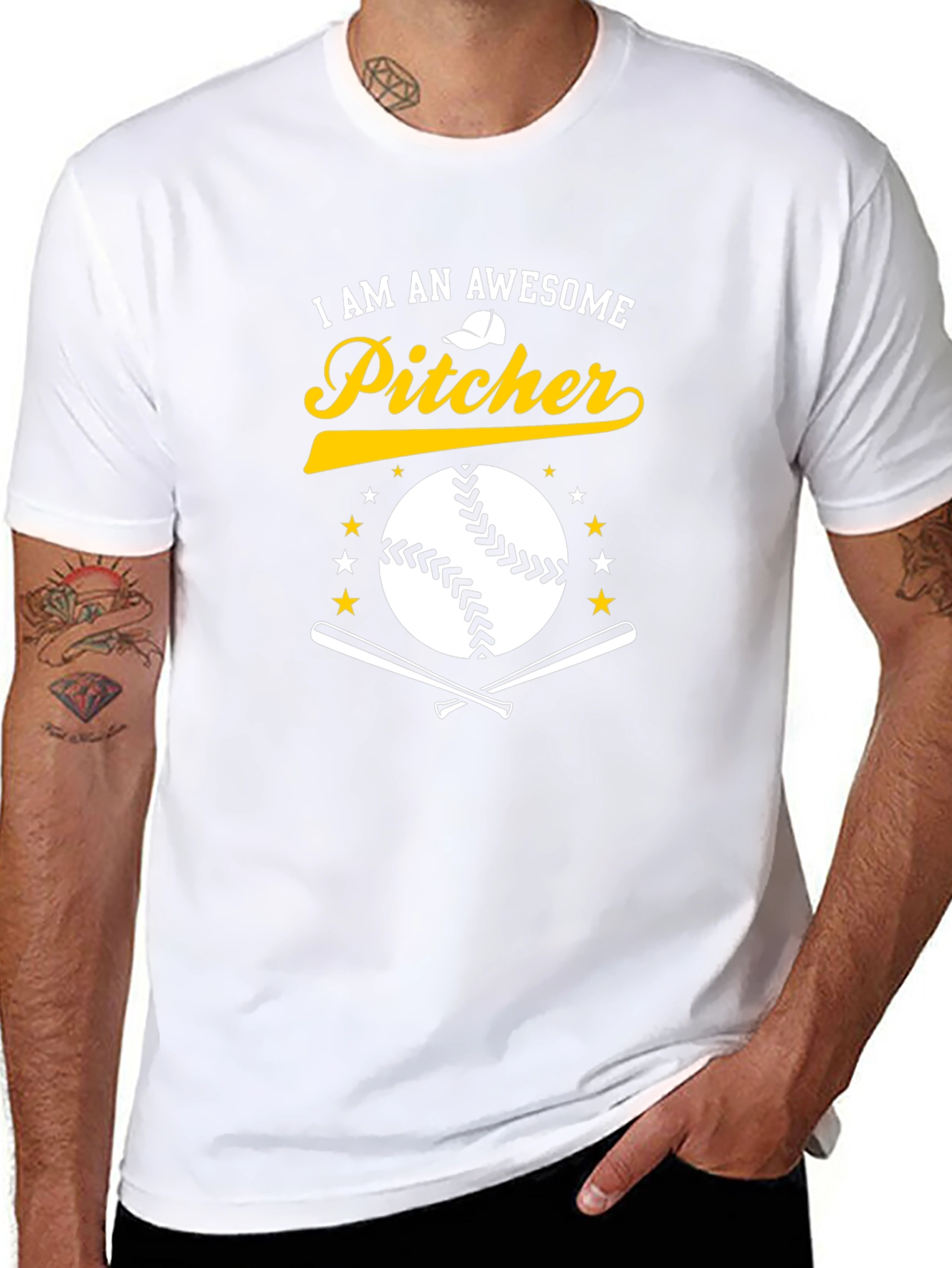 Awesome Pitcher Baseball T-Shirt