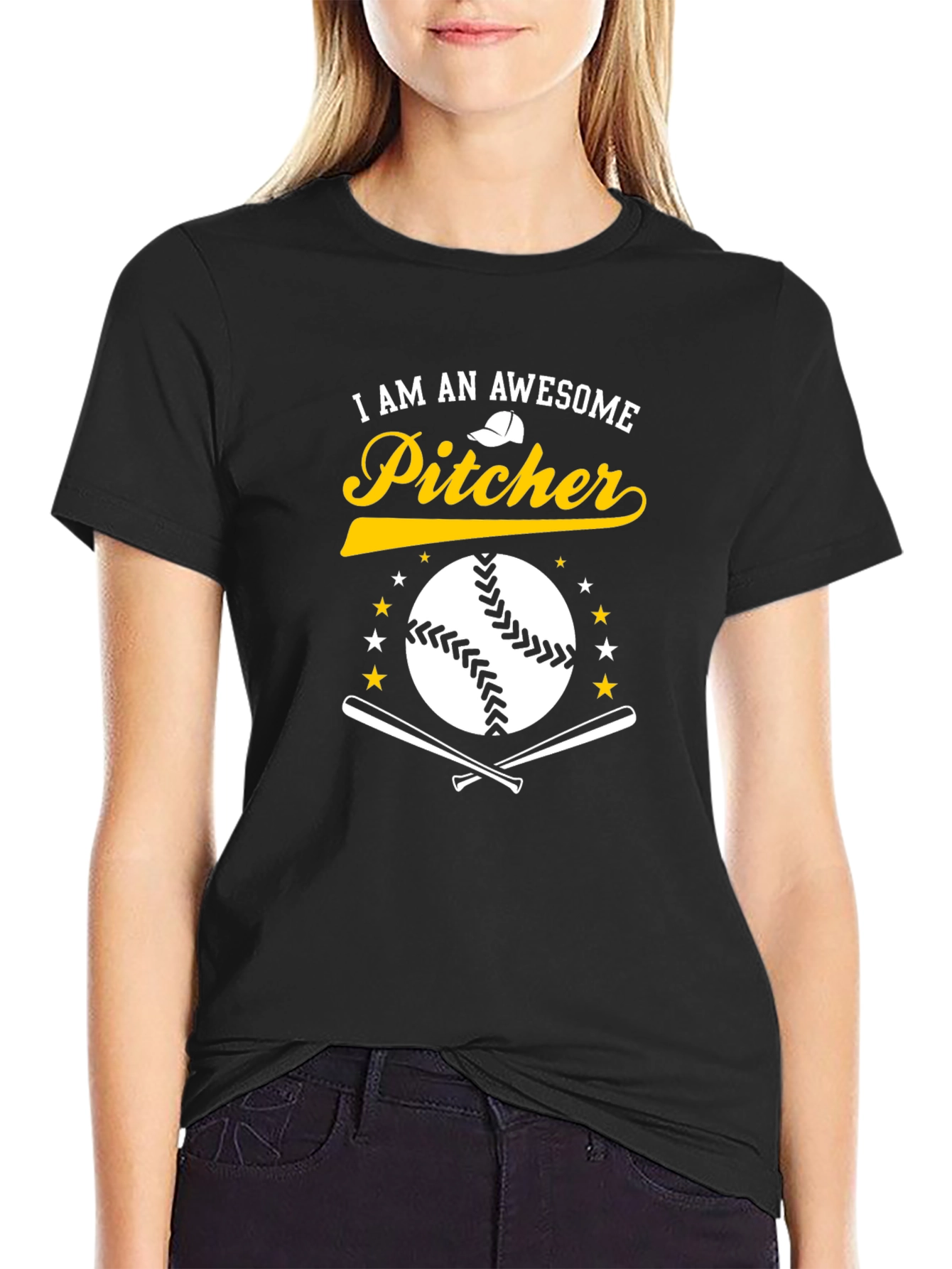 Awesome Pitcher Baseball T-Shirt