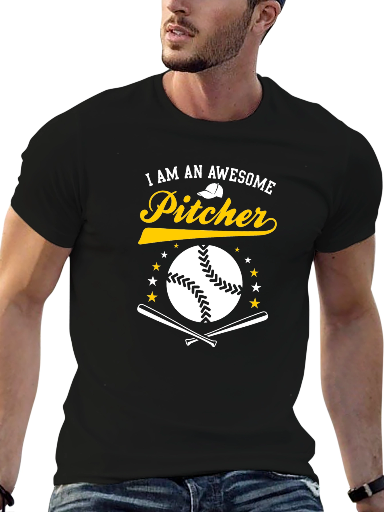 Awesome Pitcher Baseball T-Shirt