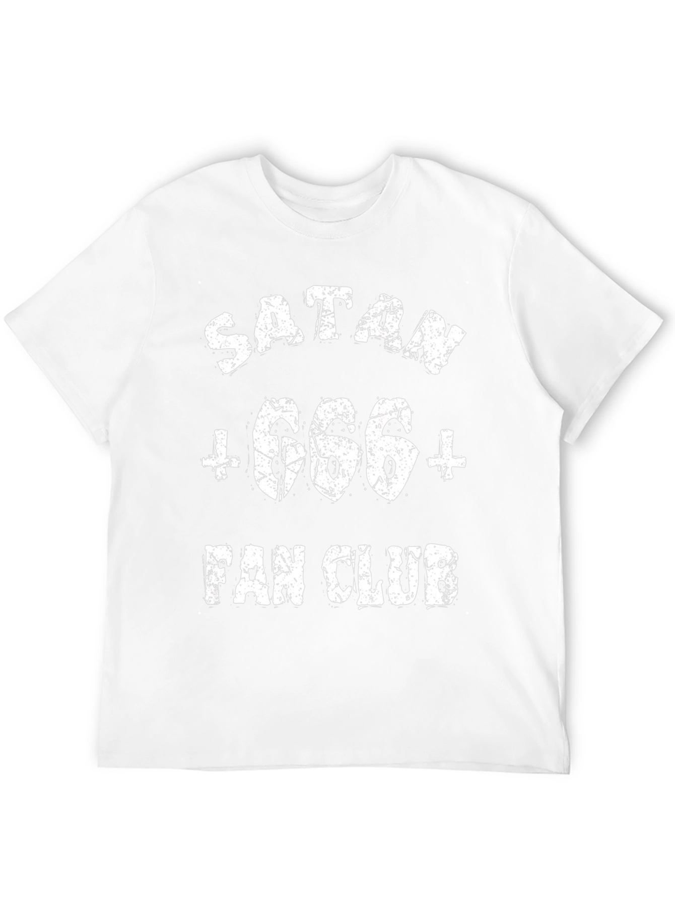 Satan 666 Fan Club Graphic T-Shirt - Black