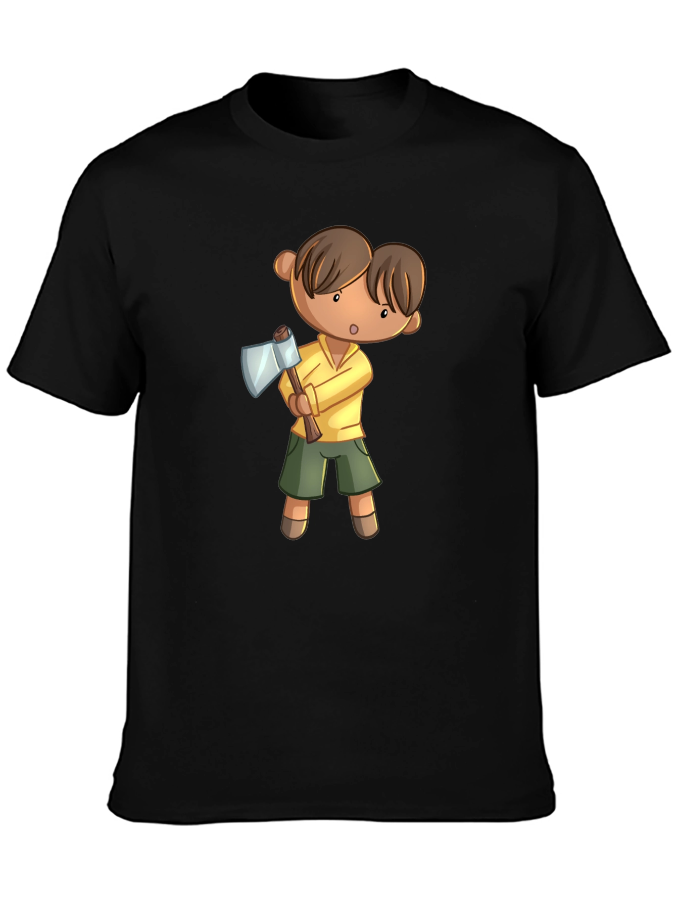 Cartoon Axe Man T-Shirt
