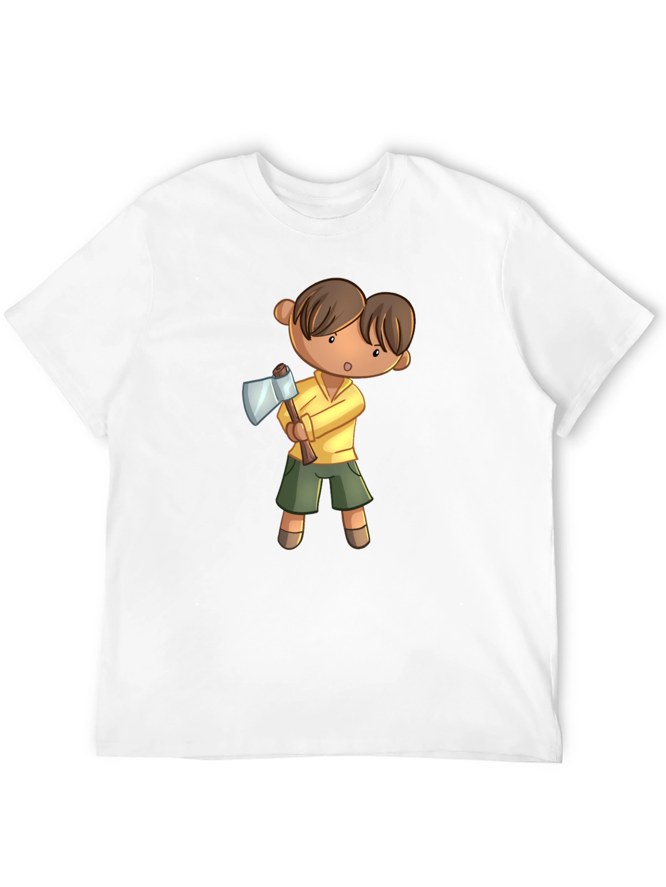 Cartoon Axe Man T-Shirt