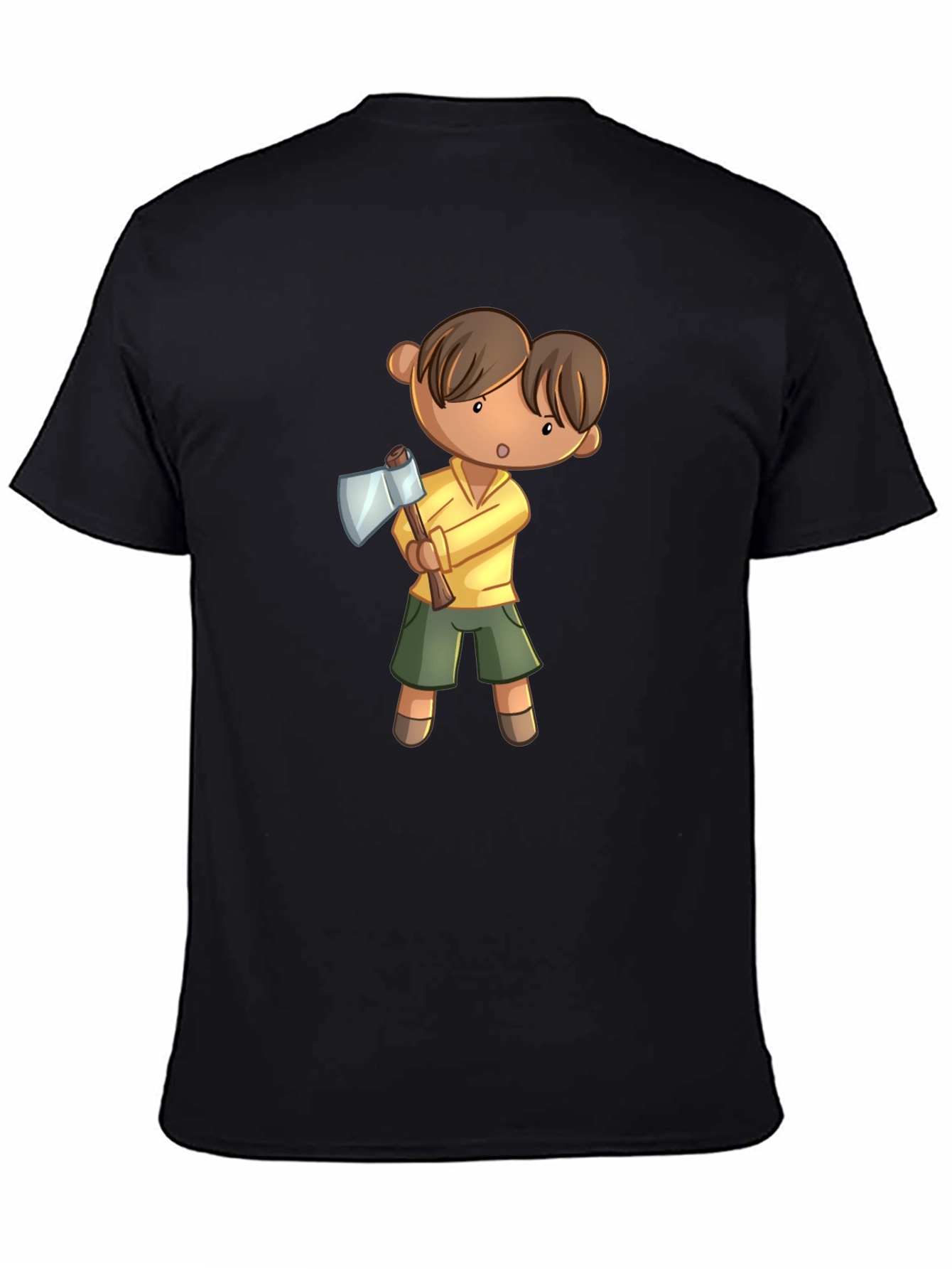 Cartoon Axe Man T-Shirt