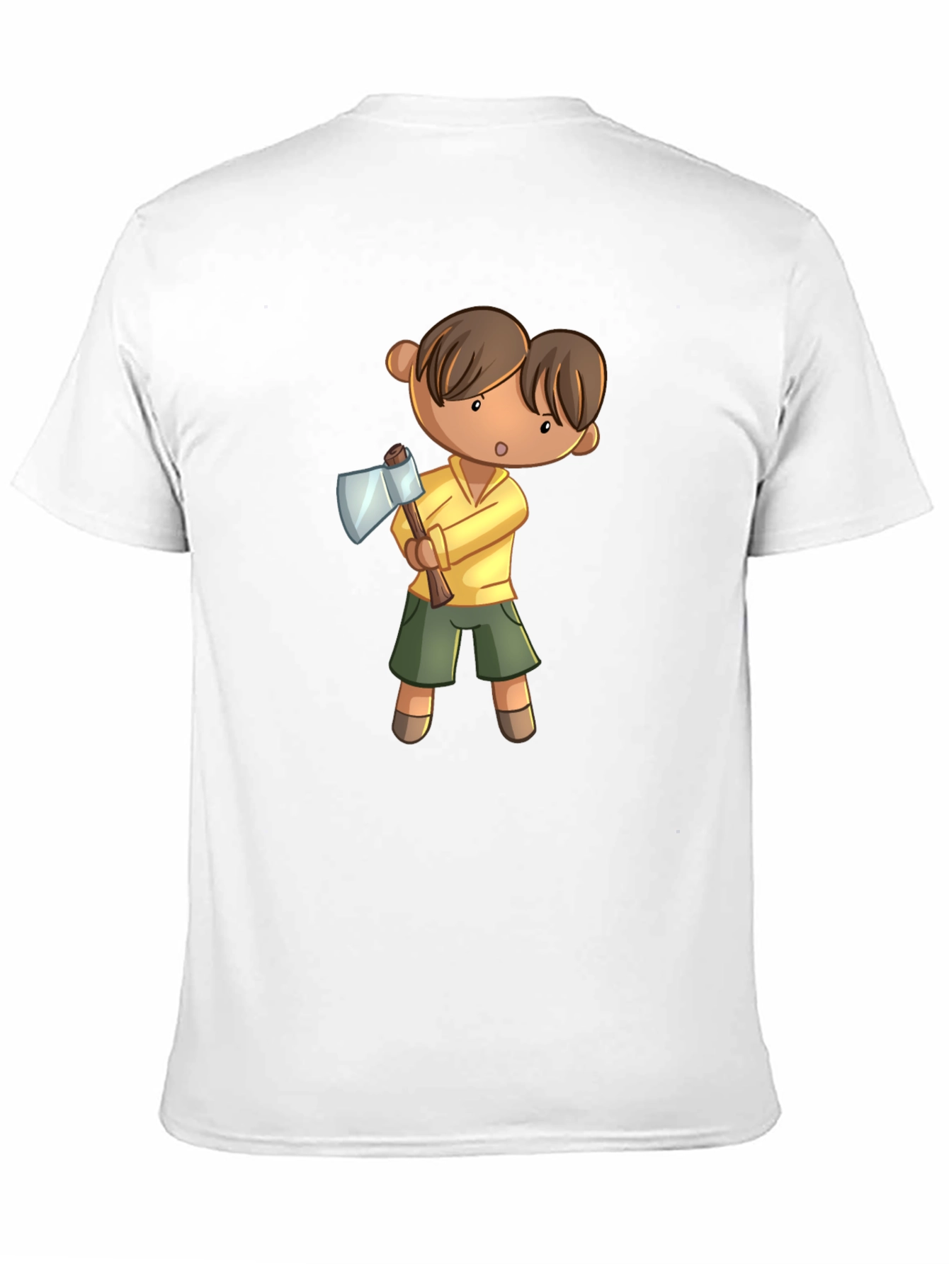Cartoon Axe Man T-Shirt
