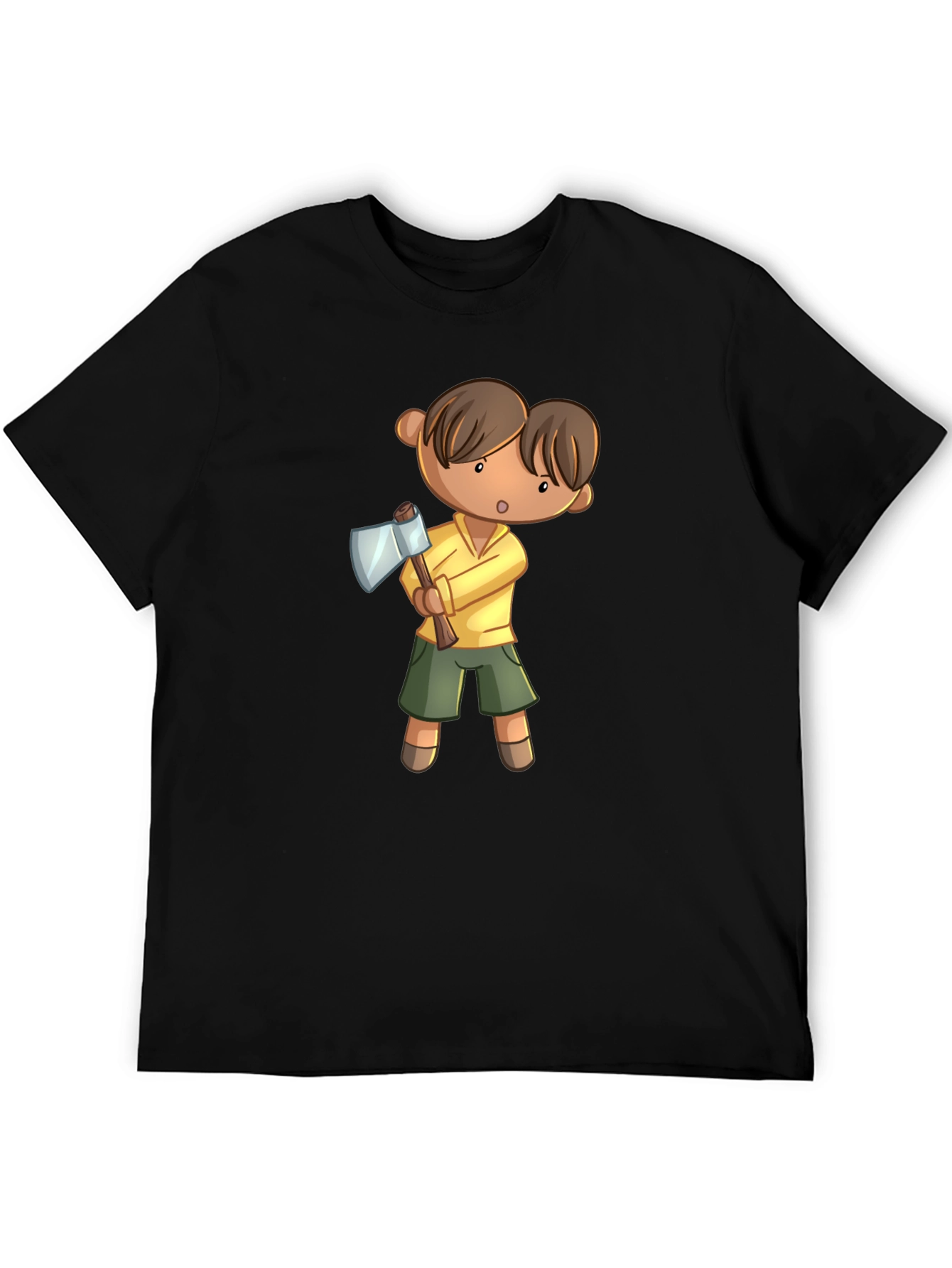 Cartoon Axe Man T-Shirt