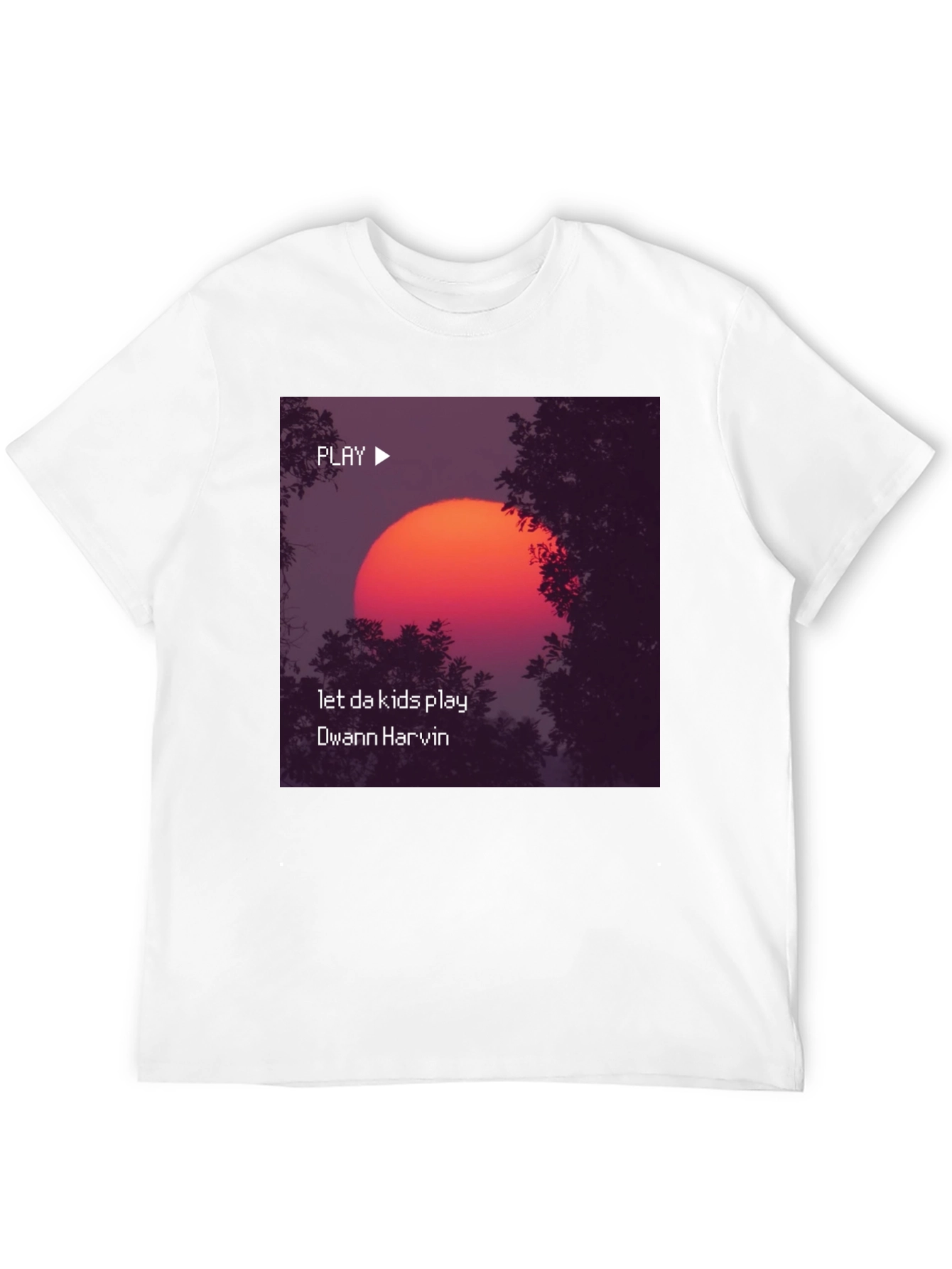 Let da kids play Dwann Harvin Black T-Shirt