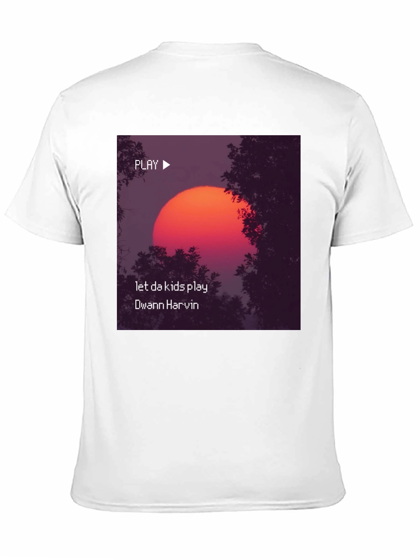 Let da kids play Dwann Harvin Black T-Shirt