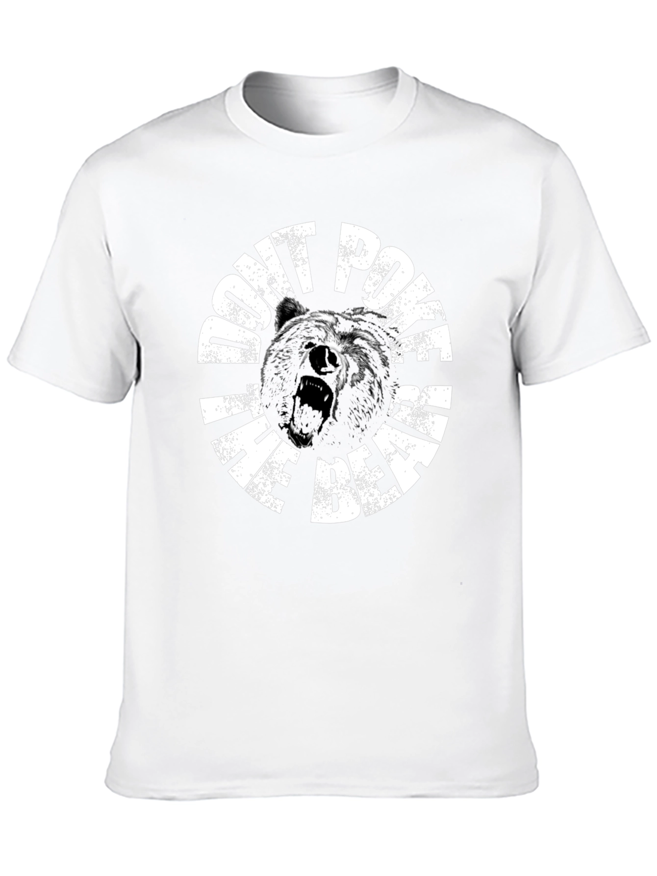 Dont Poke the Bear Graphic Tee - Black