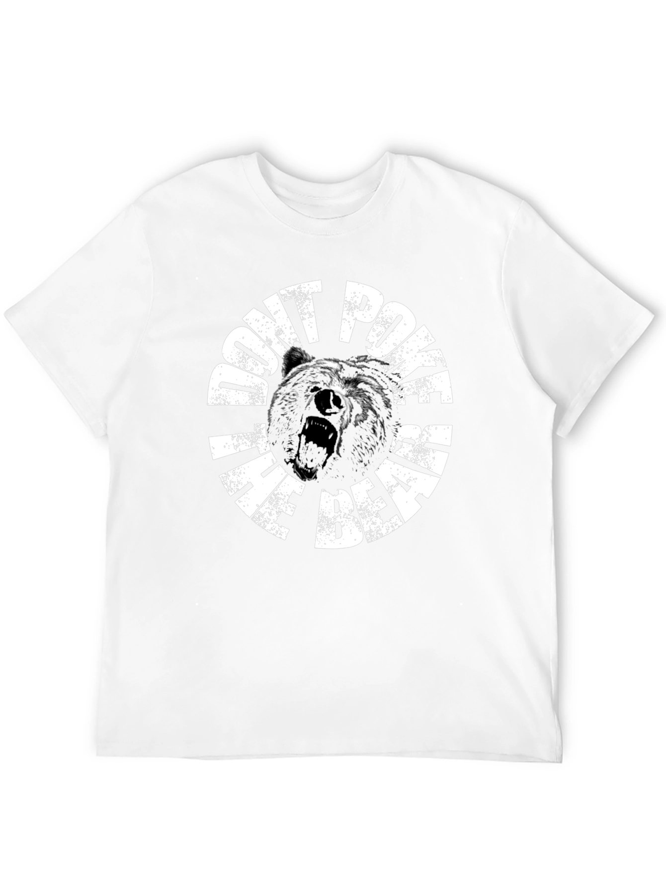 Dont Poke the Bear Graphic Tee - Black