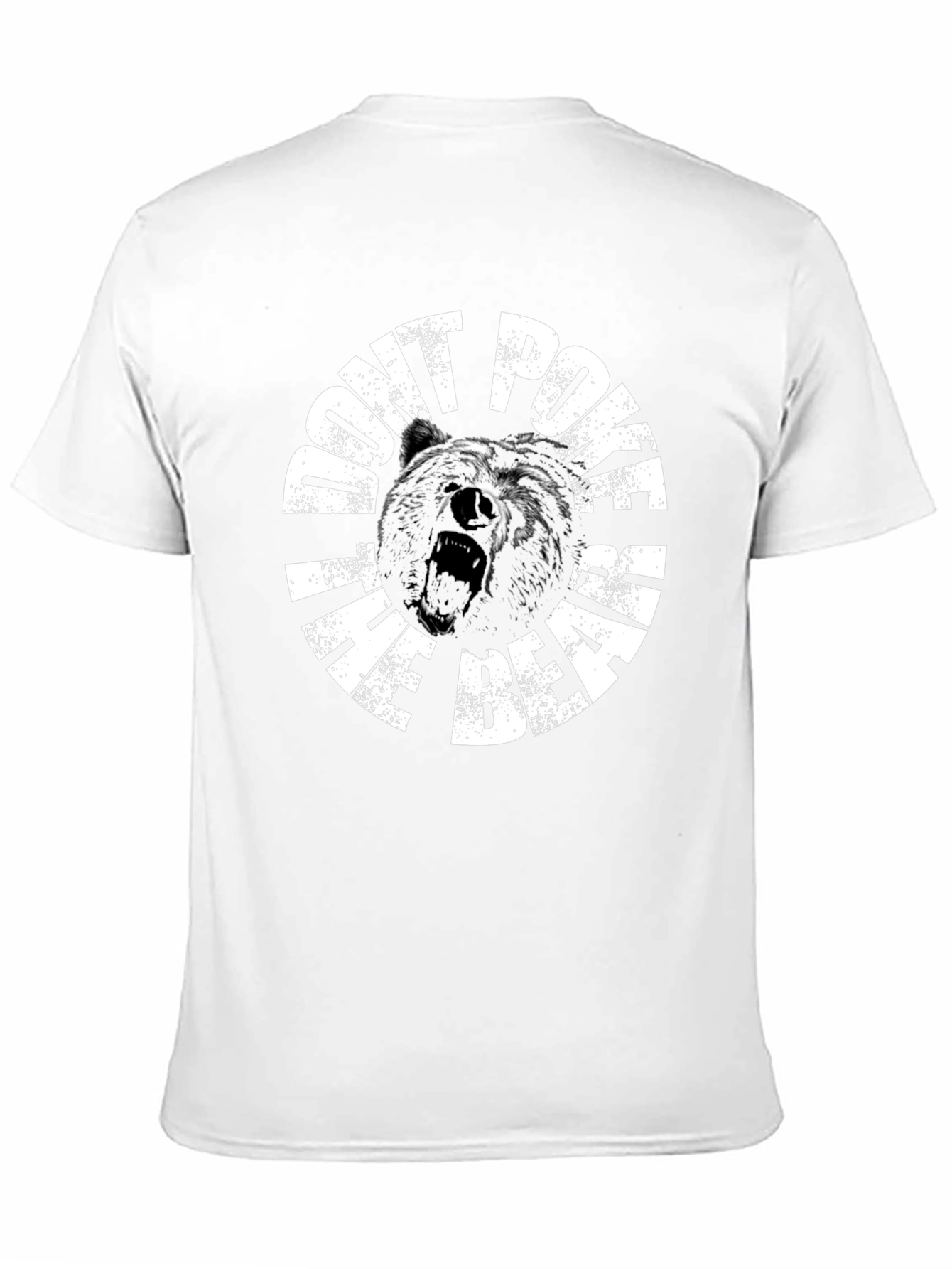 Dont Poke the Bear Graphic Tee - Black