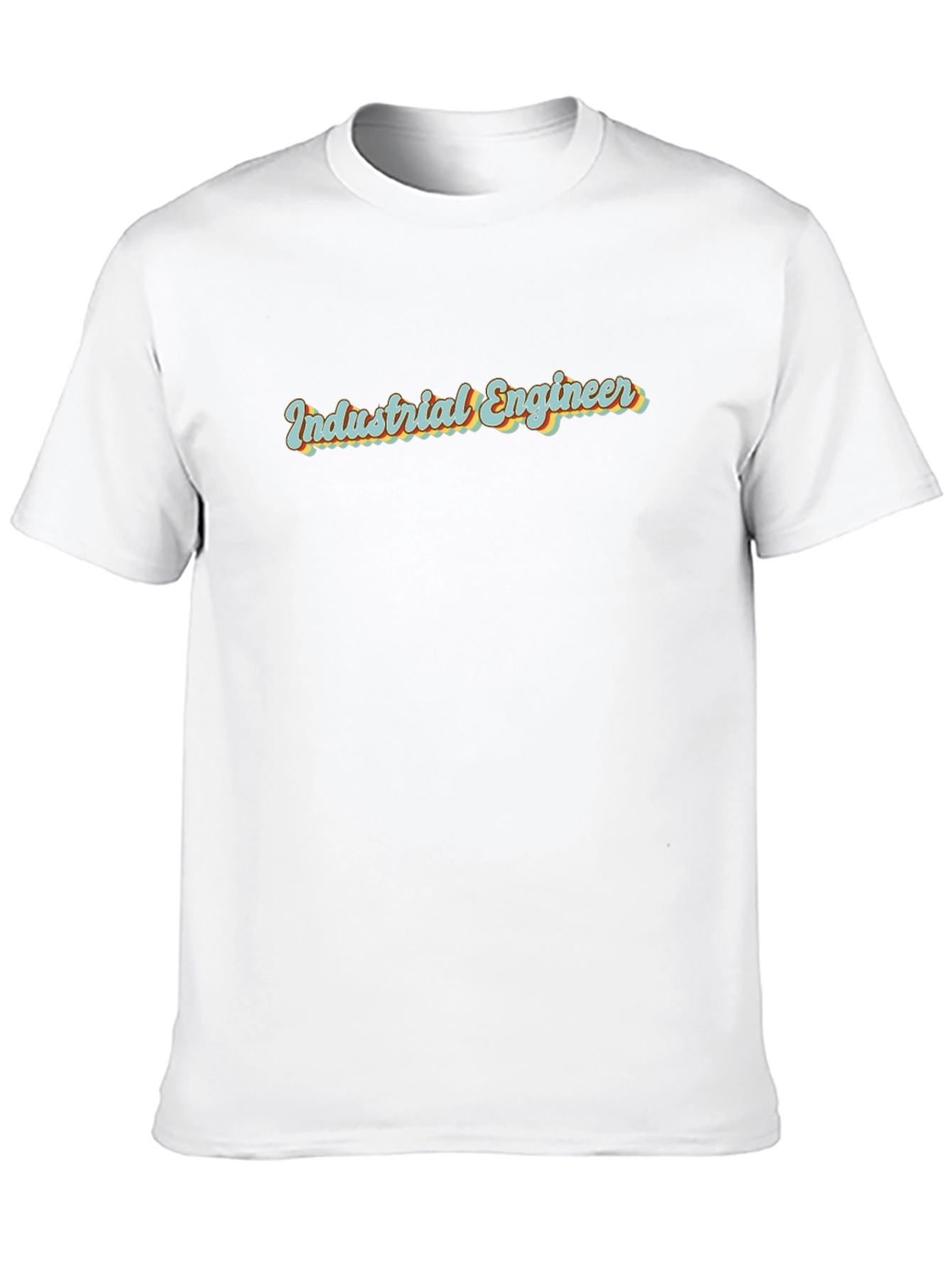 Industrial Engineer Retro Black T-Shirt