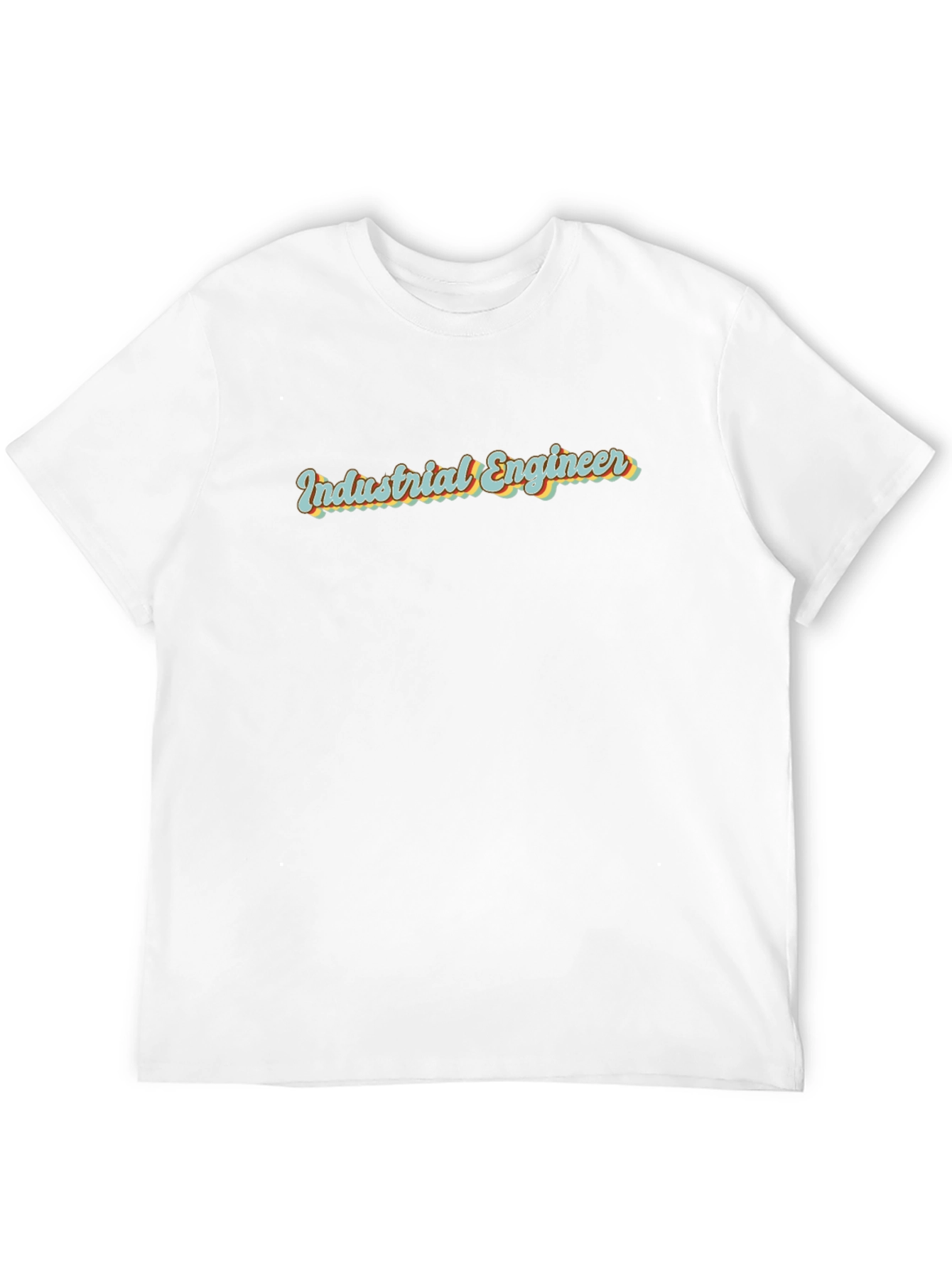 Industrial Engineer Retro Black T-Shirt