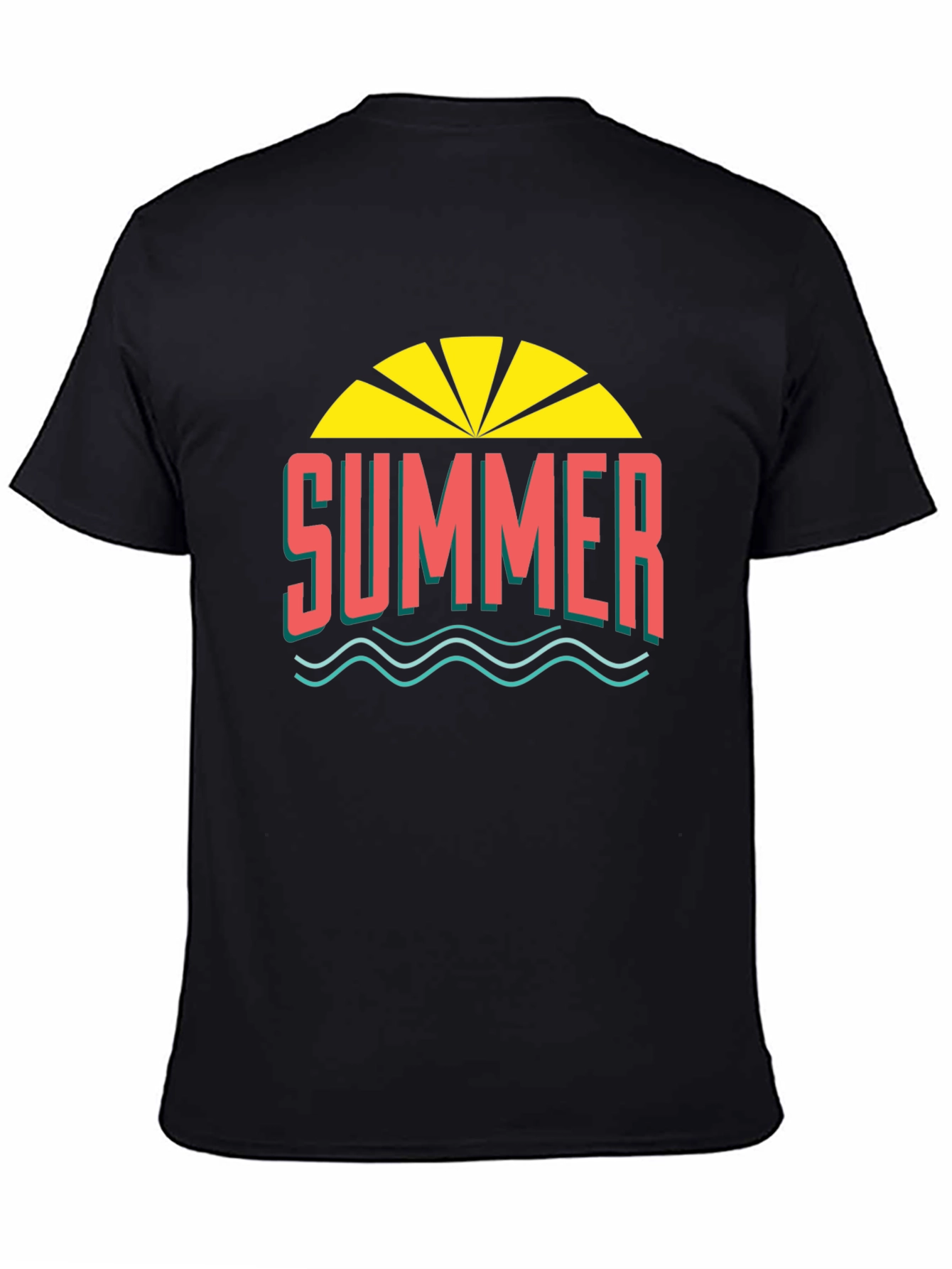 Summer Graphic Tee - Black