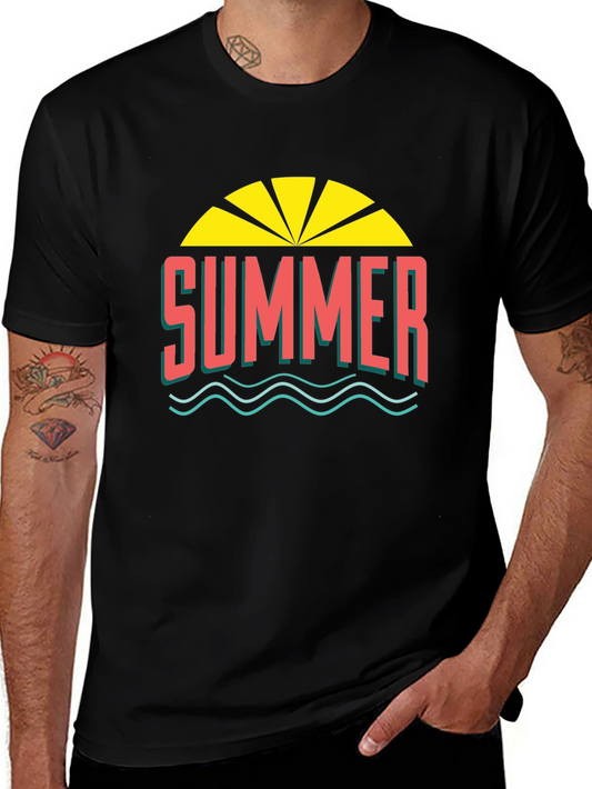 Summer Graphic Tee - Black