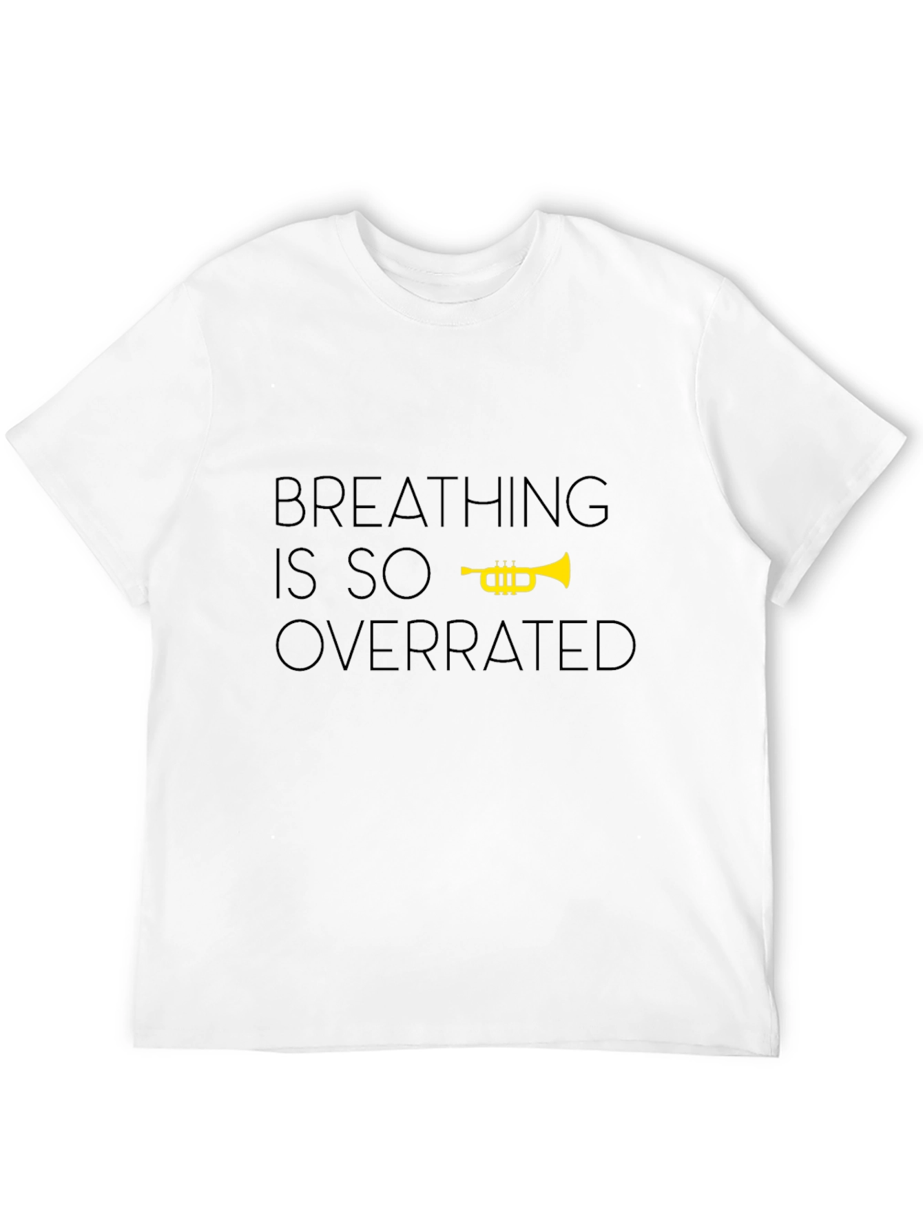 Breathing is Overrated Black T-Shirt