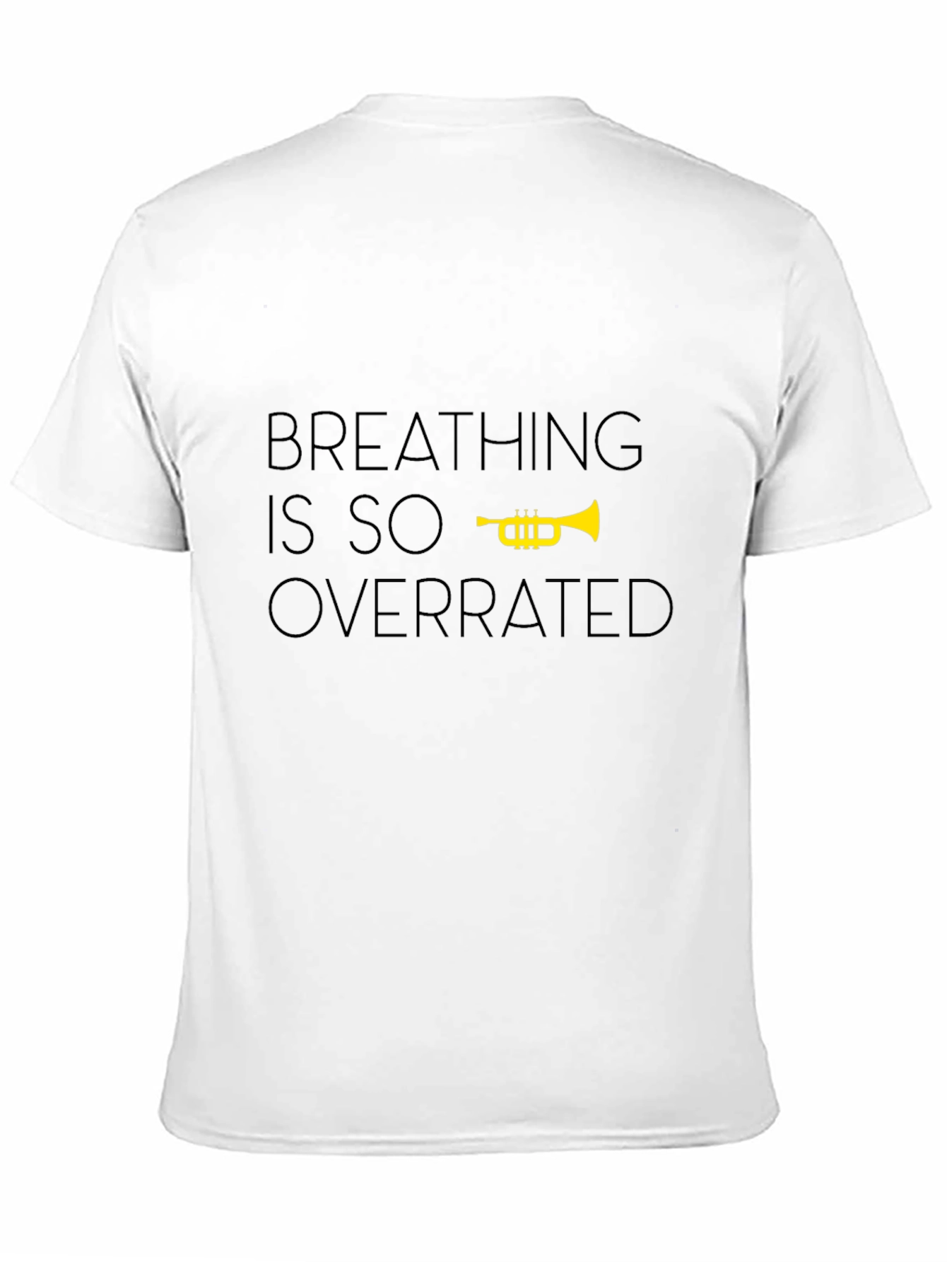 Breathing is Overrated Black T-Shirt