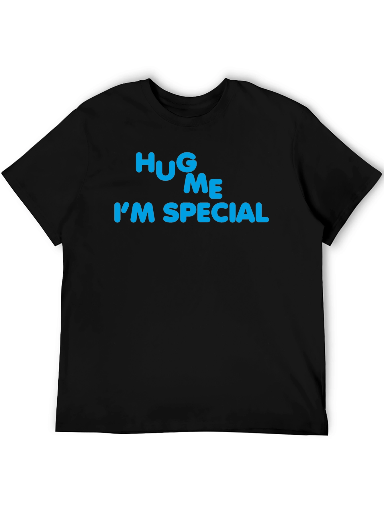 Hug Me Im Special Black T-Shirt