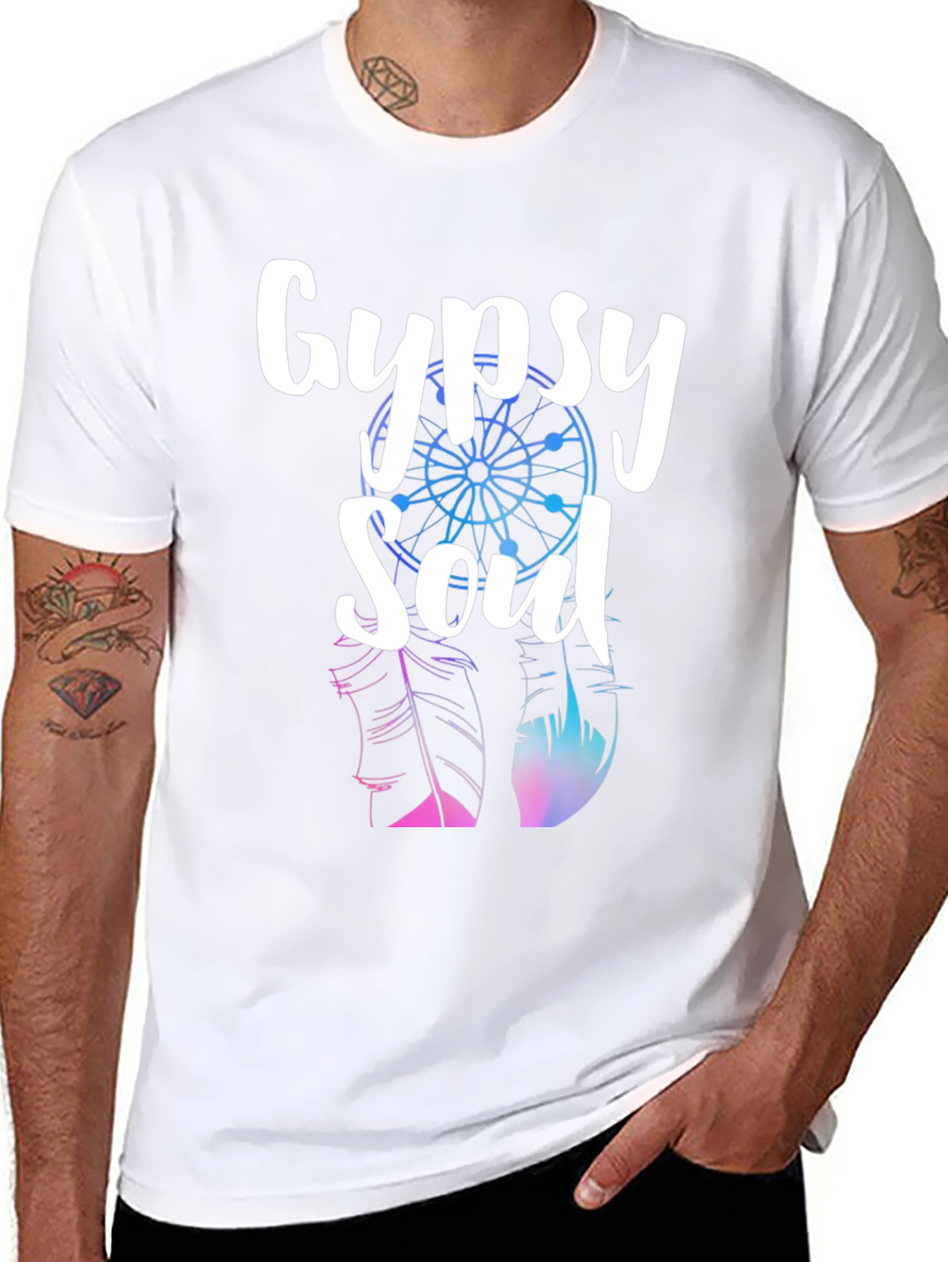 Gypsy Soul Graphic T-Shirt - Black