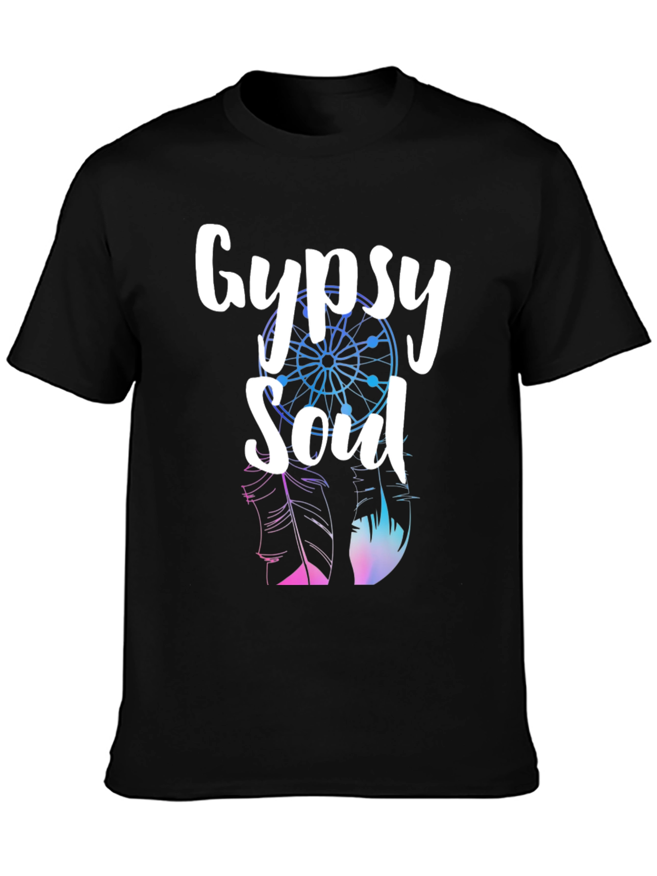 Gypsy Soul Graphic T-Shirt - Black