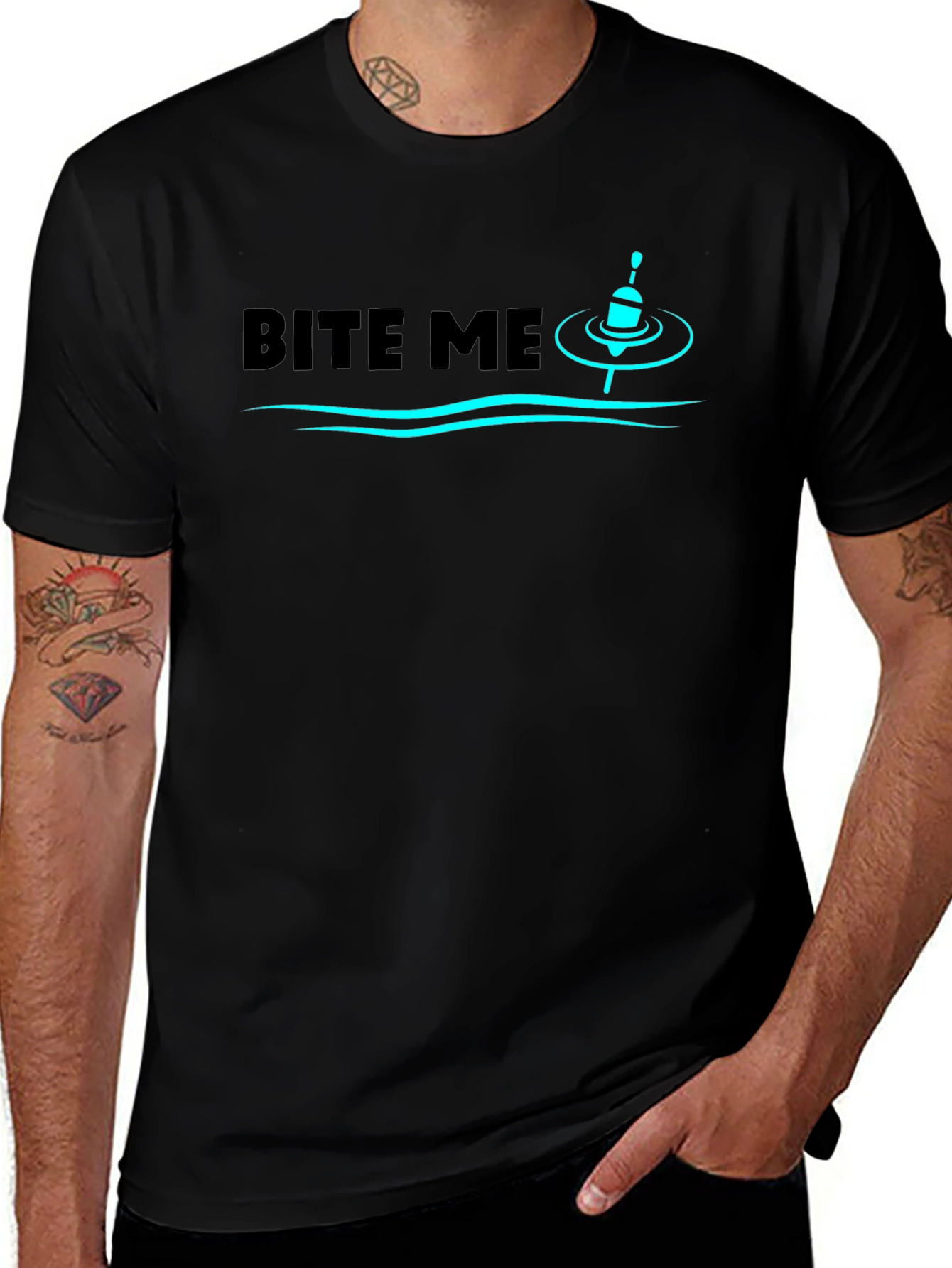 Bite Me Fishing T-Shirt - Angler Humor Tee