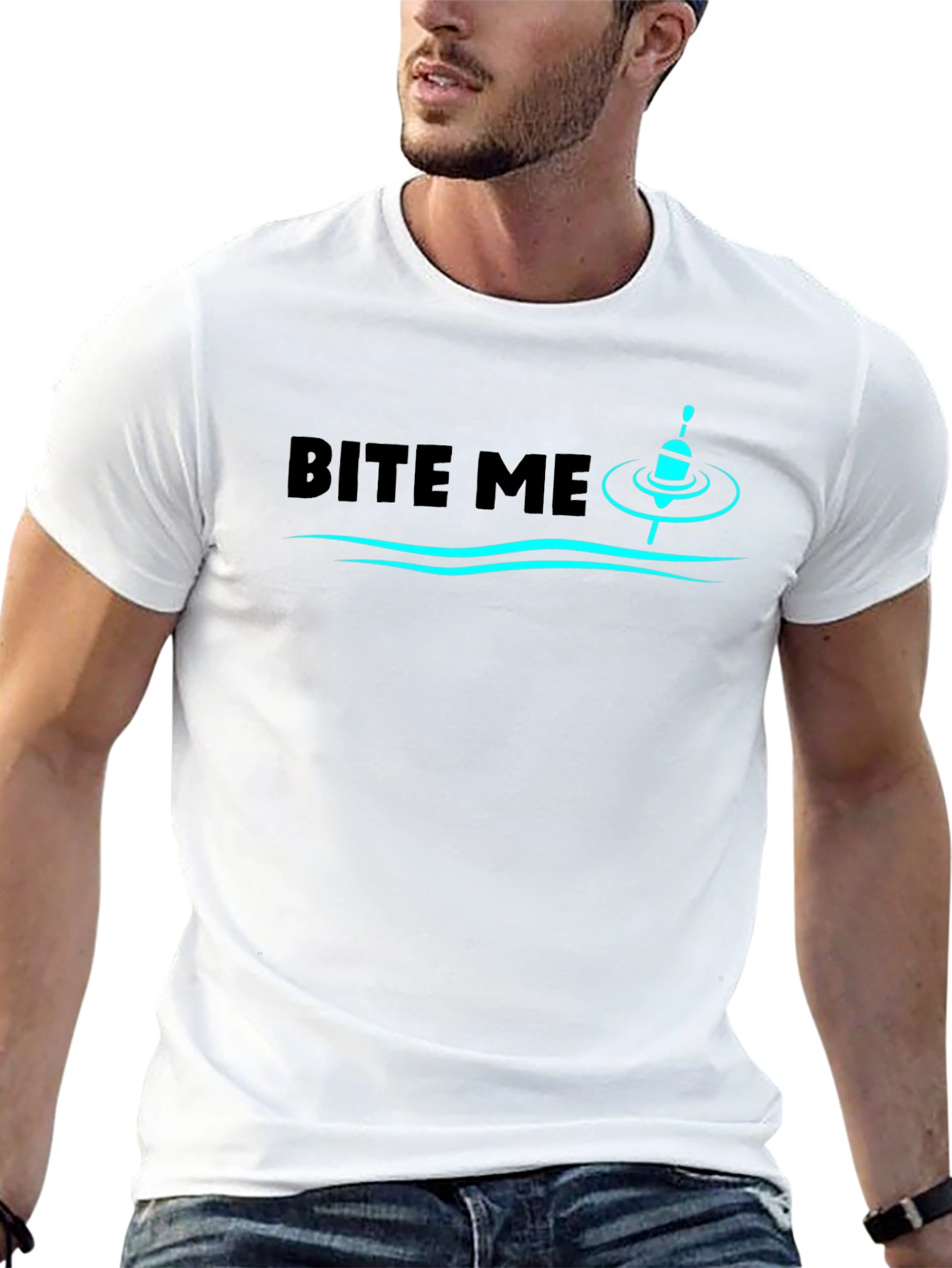 Bite Me Fishing T-Shirt - Angler Humor Tee