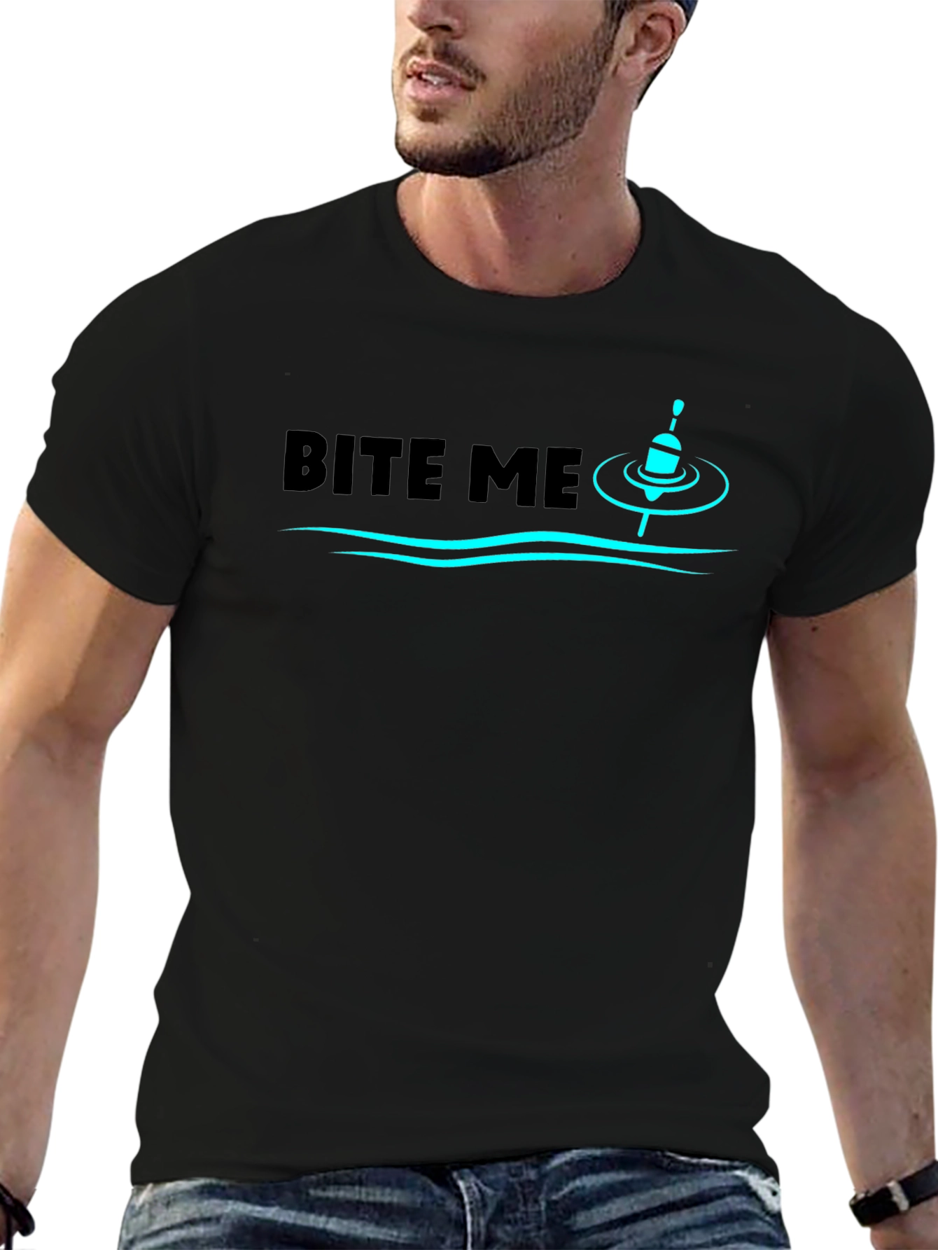 Bite Me Fishing T-Shirt - Angler Humor Tee