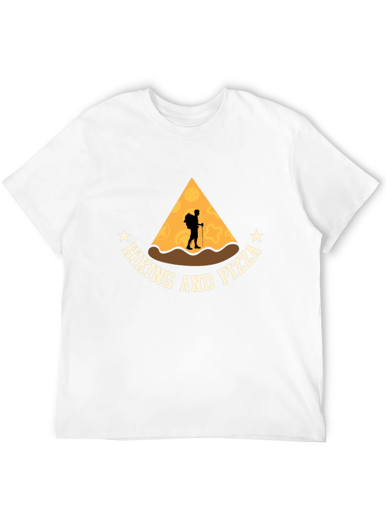 Hiking and Pizza Graphic Tee