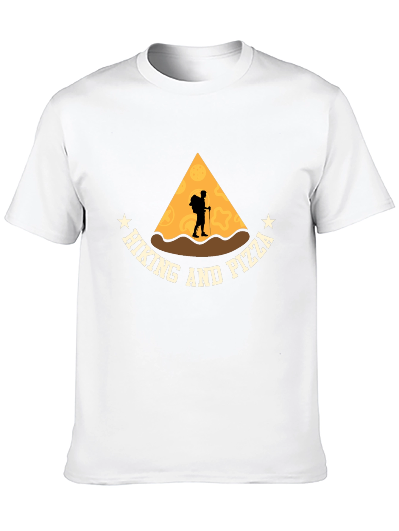 Hiking and Pizza Graphic Tee