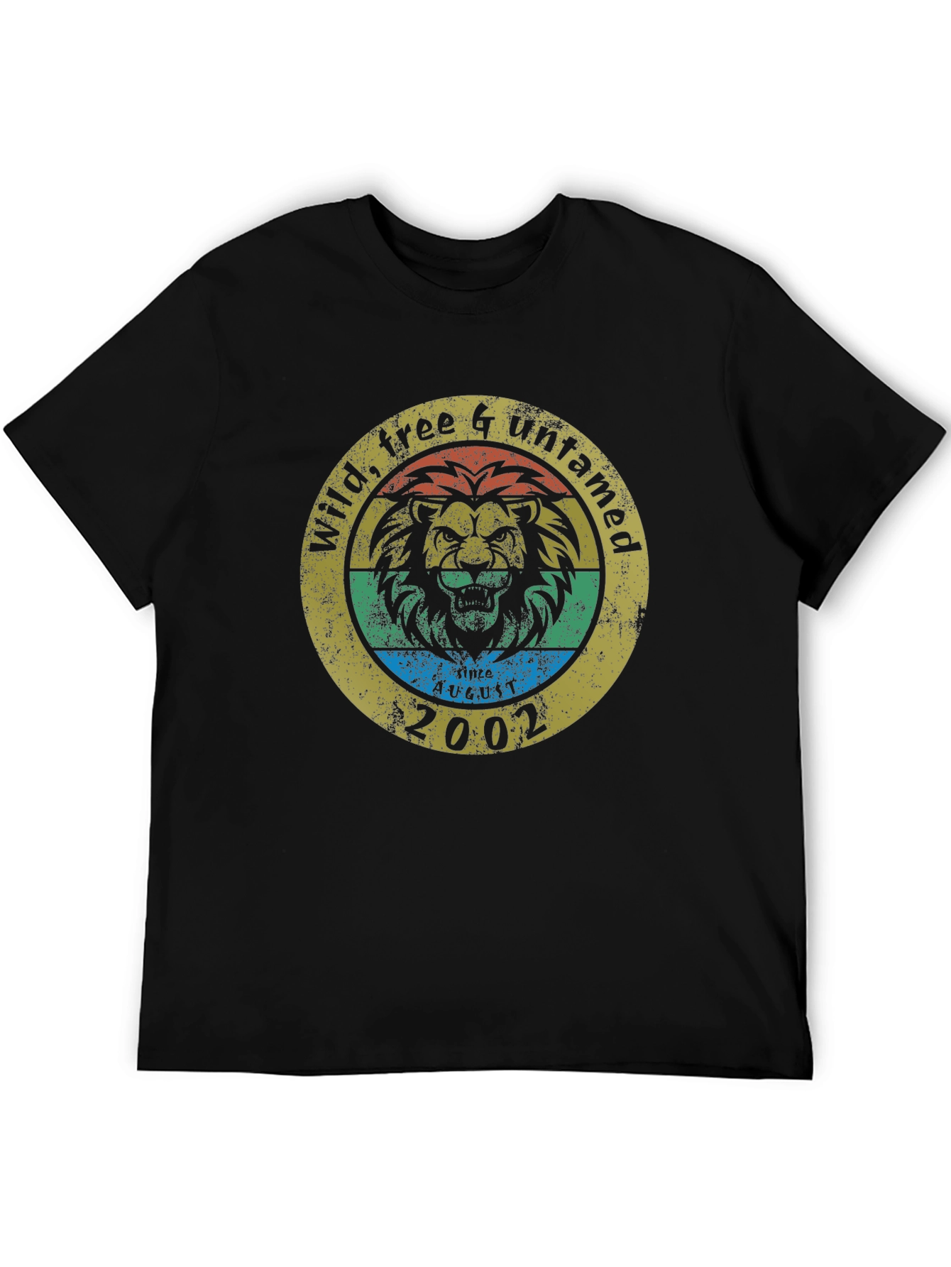 Wild Lion Graphic Tee - Free & Untamed 2002