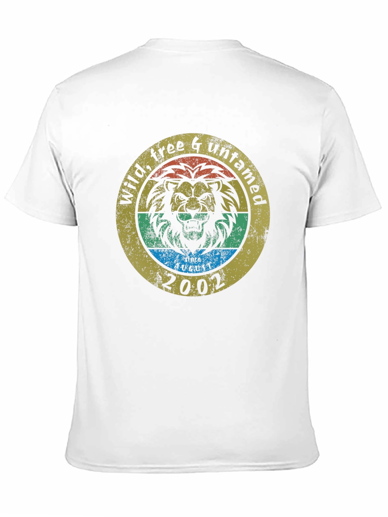 Wild Lion Graphic Tee - Free & Untamed 2002
