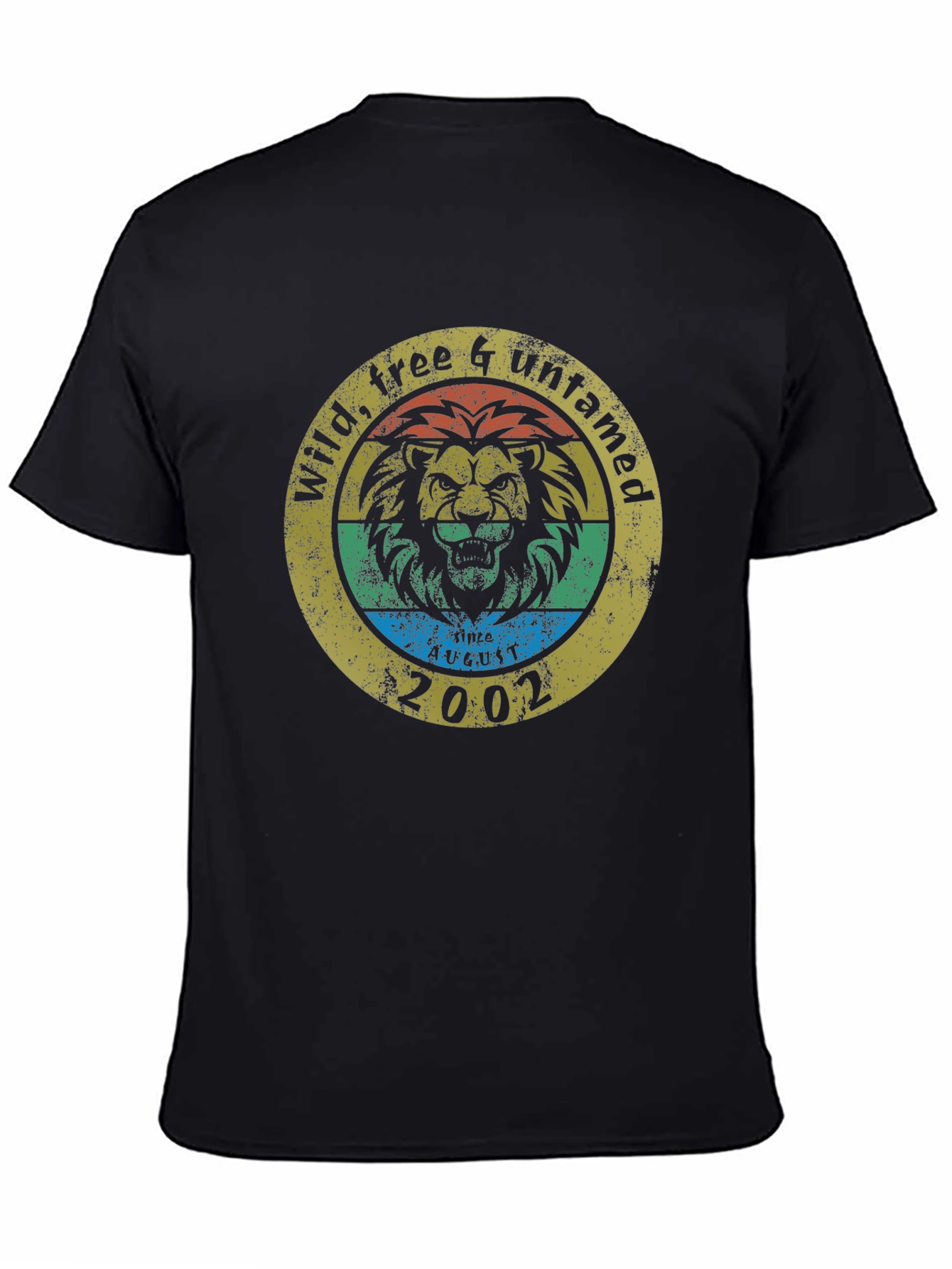 Wild Lion Graphic Tee - Free & Untamed 2002