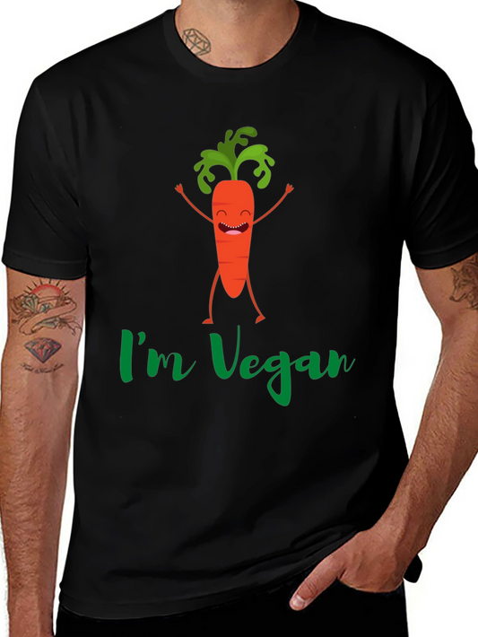 Im Vegan Carrot Graphic T-Shirt