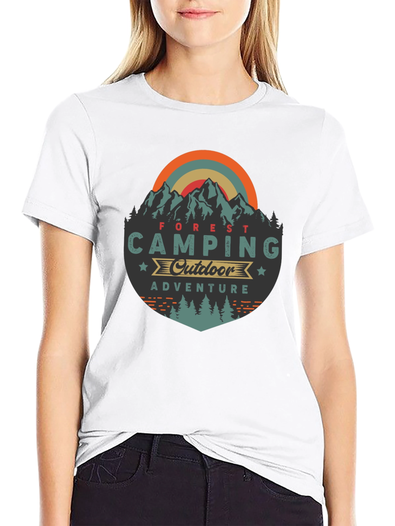 Camping Outdoor Adventure Graphic Tee