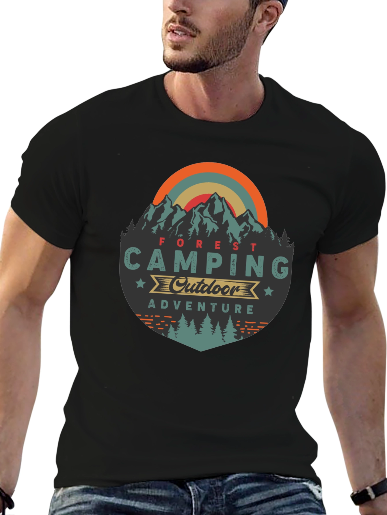 Camping Outdoor Adventure Graphic Tee