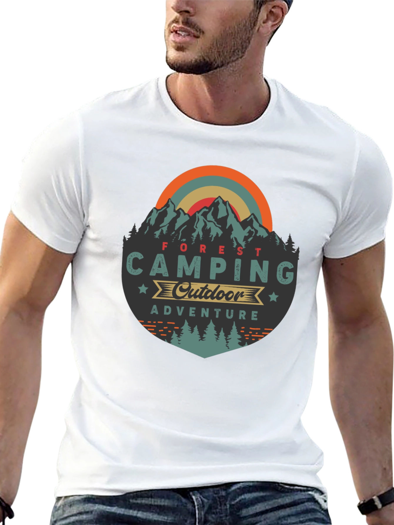 Camping Outdoor Adventure Graphic Tee
