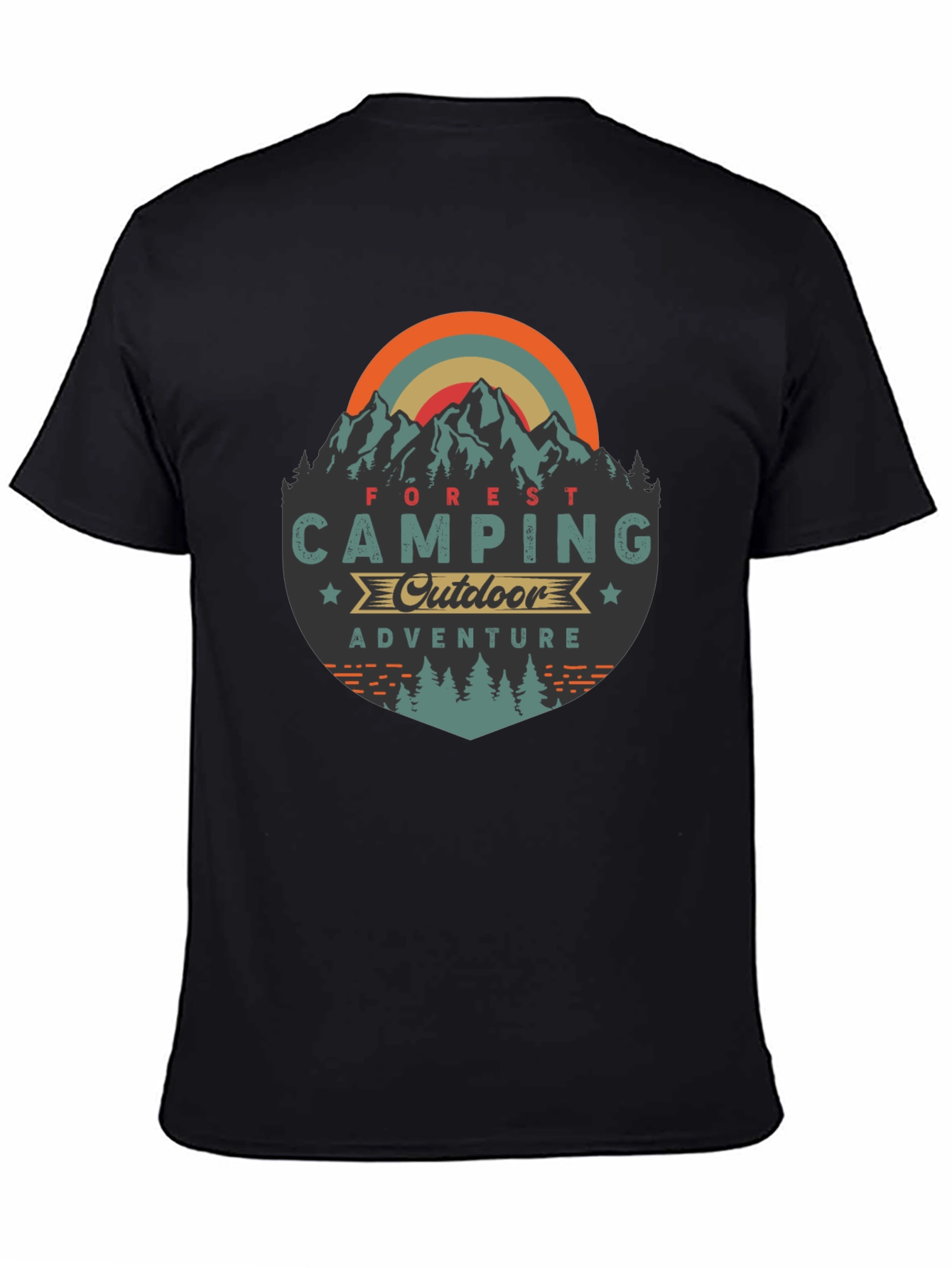 Camping Outdoor Adventure Graphic Tee