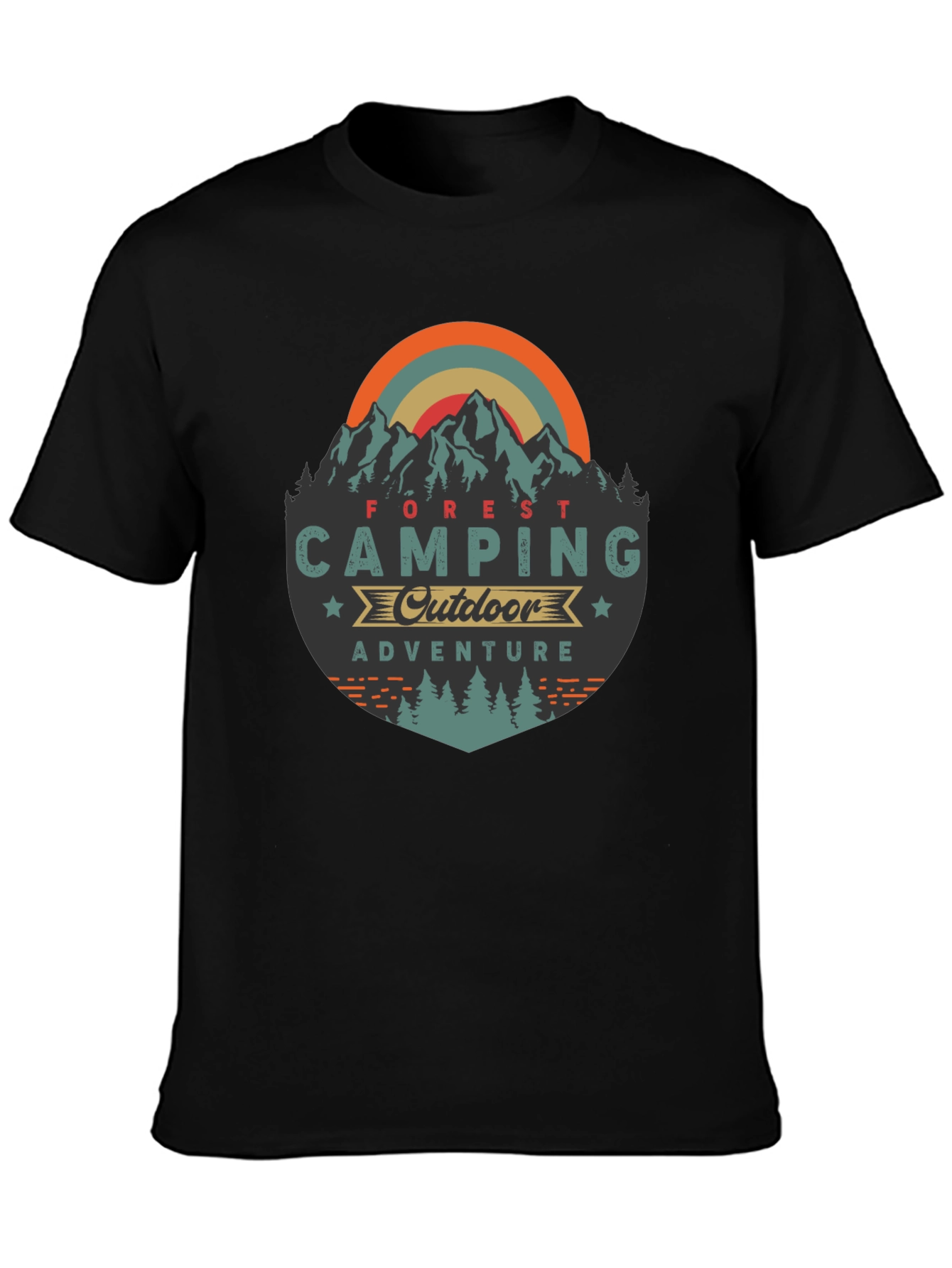 Camping Outdoor Adventure Graphic Tee