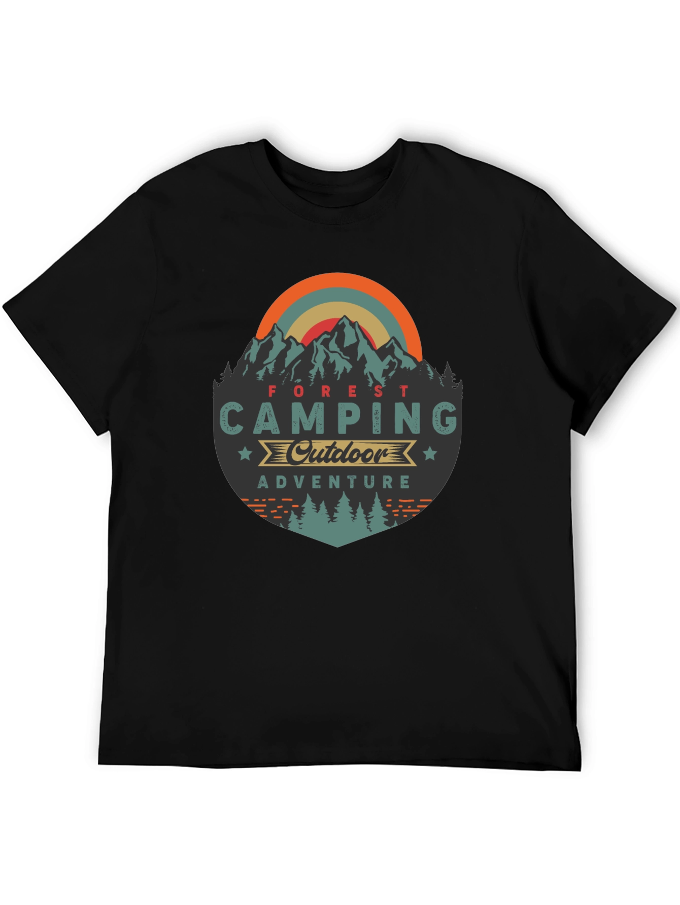 Camping Outdoor Adventure Graphic Tee