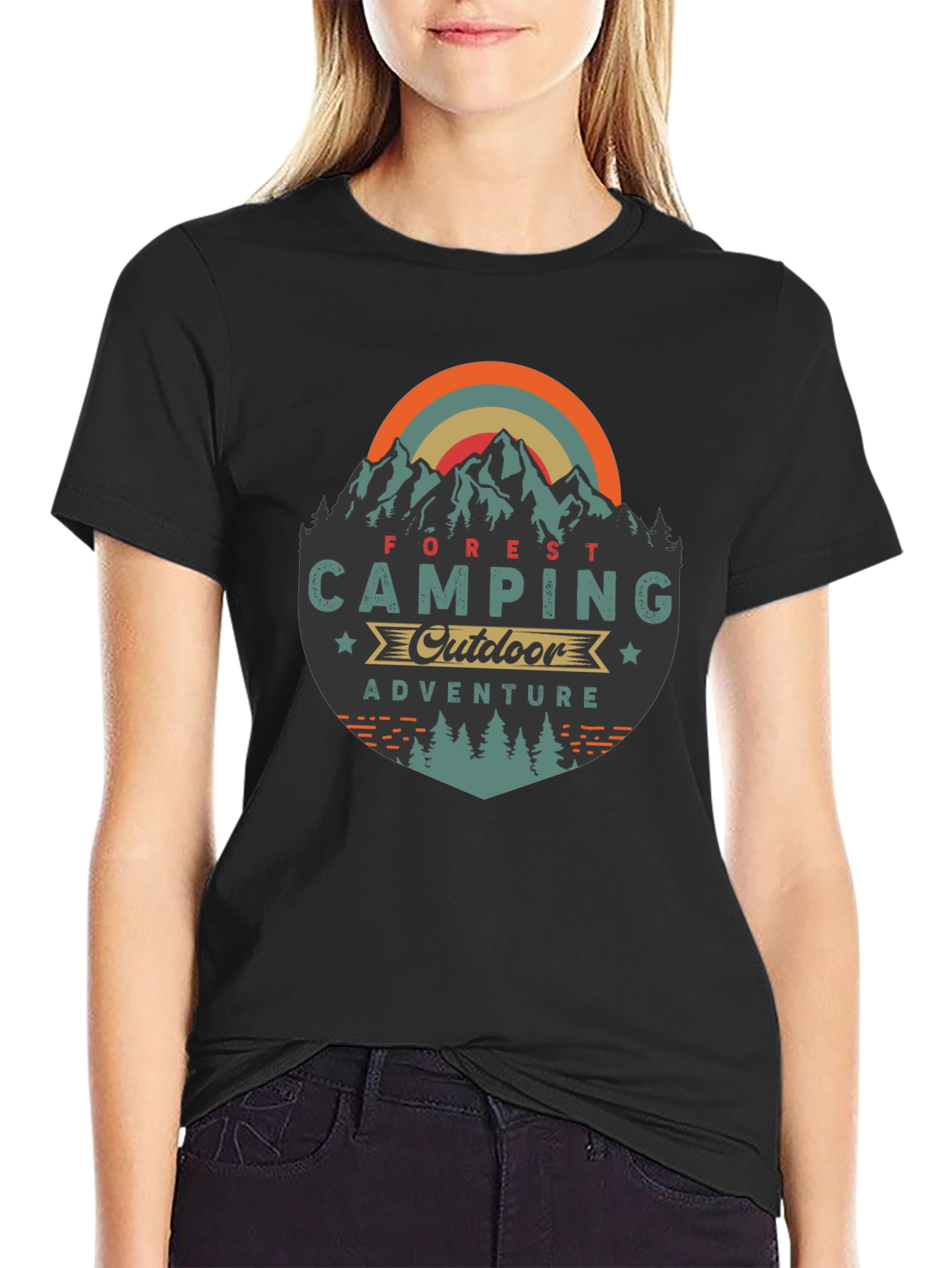 Camping Outdoor Adventure Graphic Tee