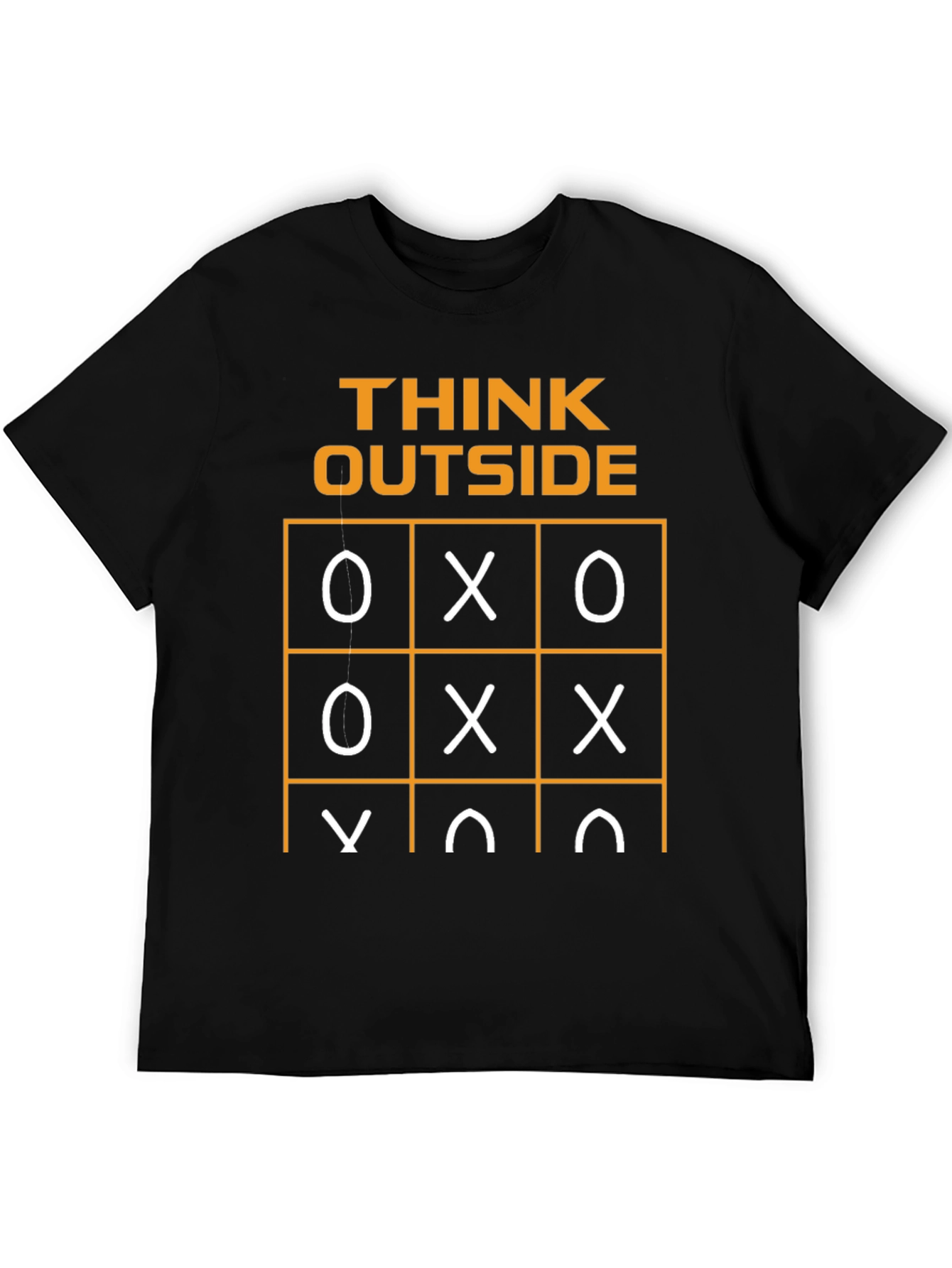 Think Outside T-Shirt Tic-Tac-Toe Humor Graphic Tee