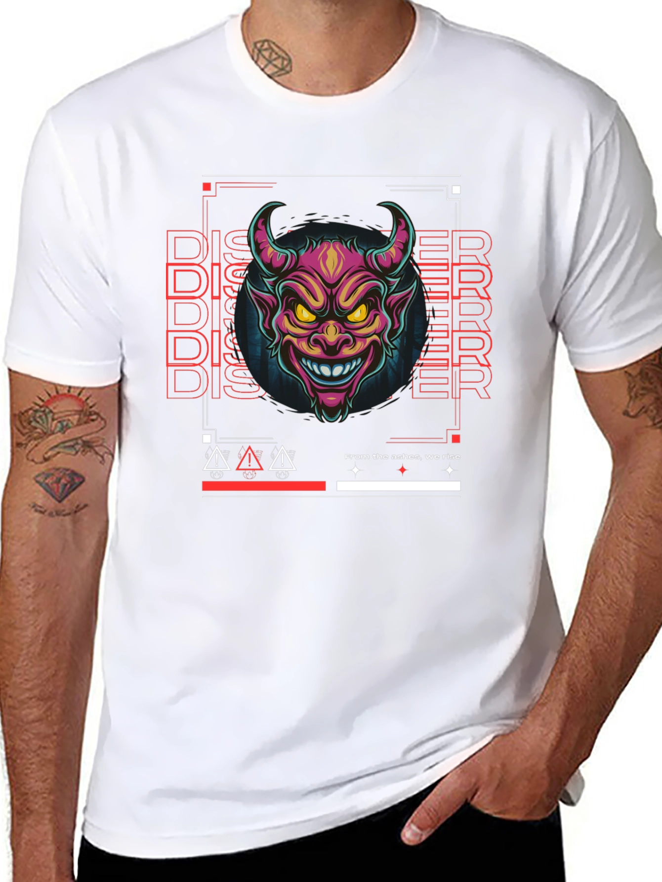 Disorder Devil Graphic Tee - Rise From Ashes