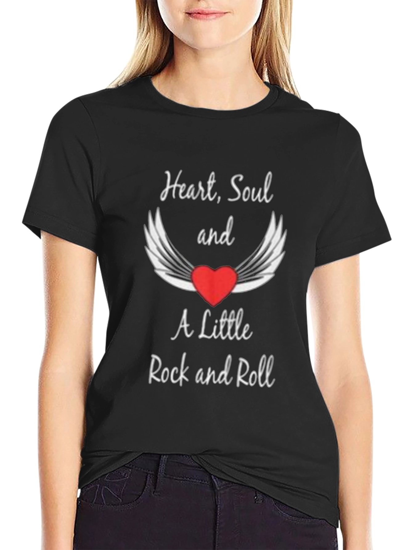 Heart Soul and Rock n Roll Graphic Tee